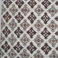 67937 Tappeto tunisino in lana con decorazione a motivo geometrico sui toni del beige
