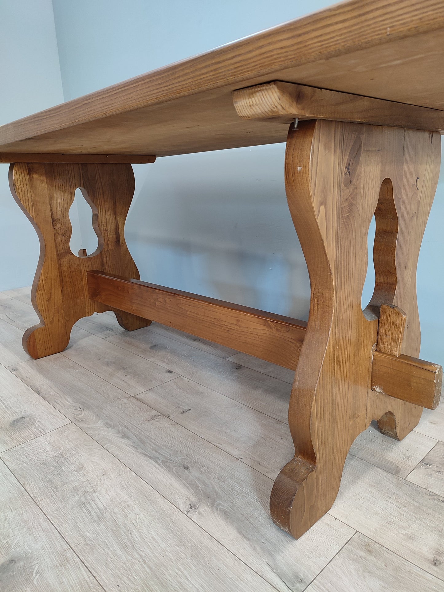 60496-2 Tavolo fratino in legno massello