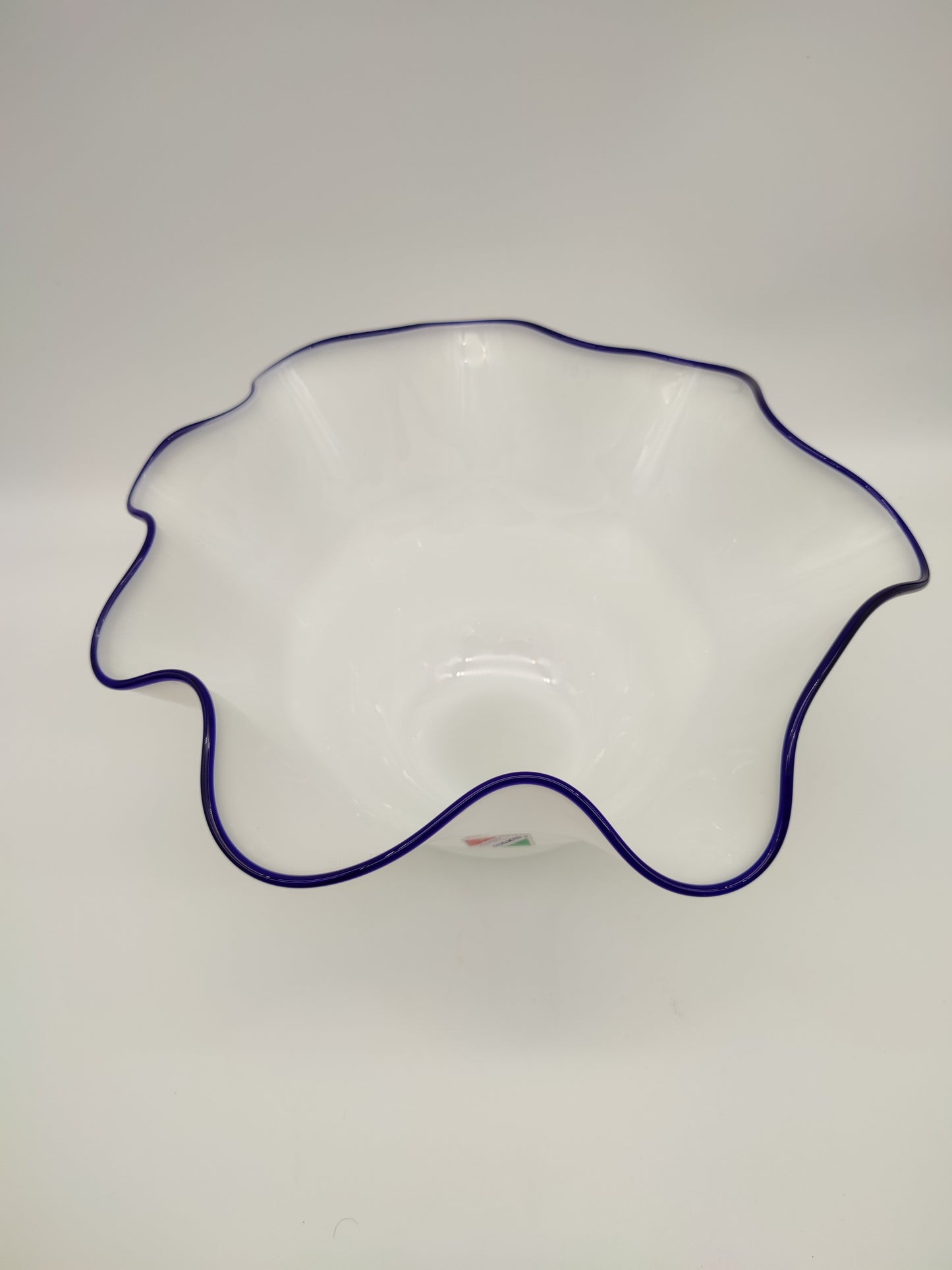 62865 Vaso "fazzoletto" in vetro di murano