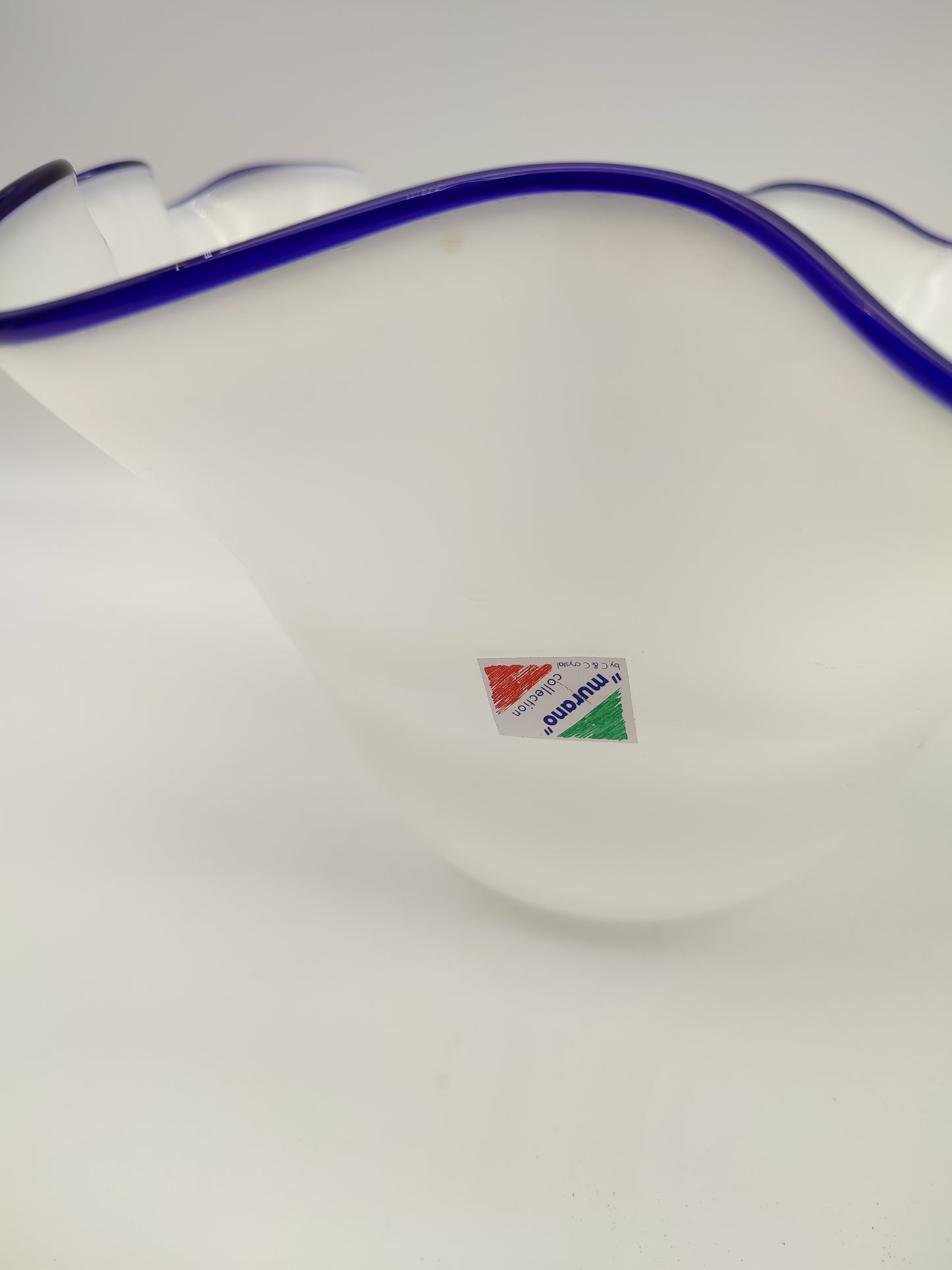 62865 Vaso "fazzoletto" in vetro di murano