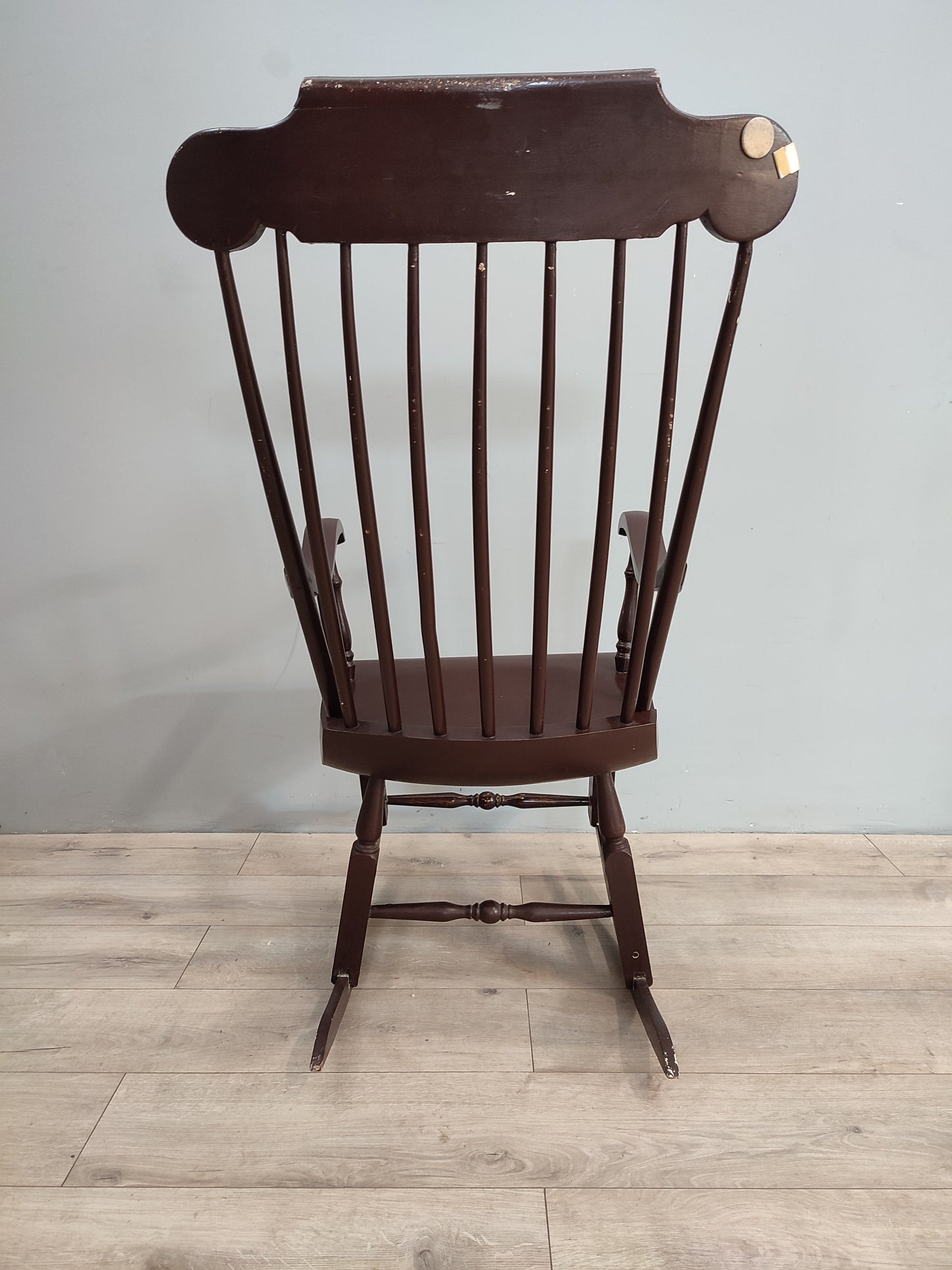63637 Sedia a dondolo in legno