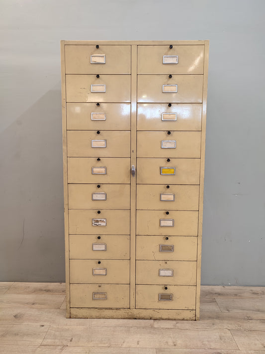 68719 Archivio cassettiera industriale in metallo