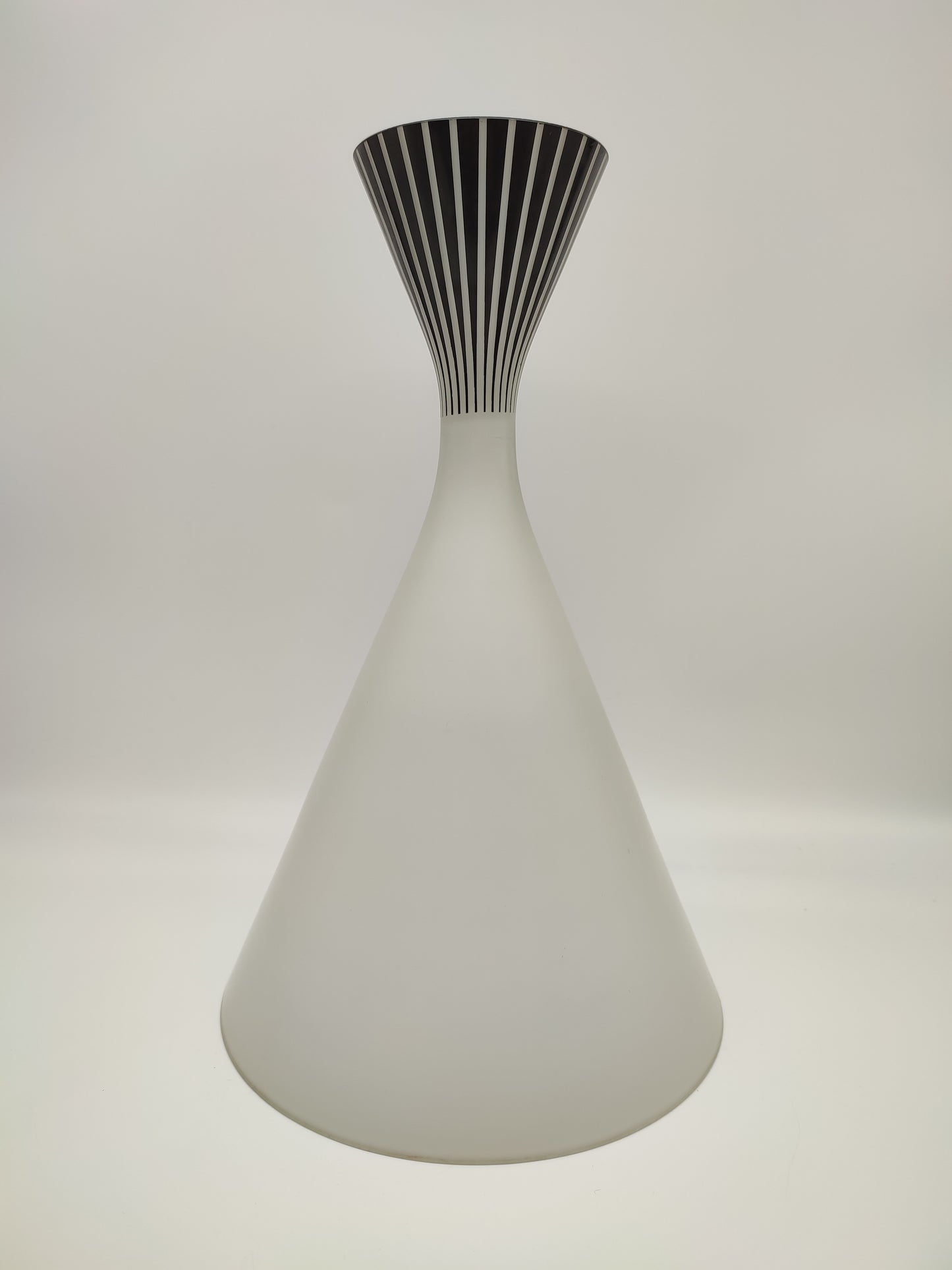 71269 Coppa lampadario in vetro opalino anni '60