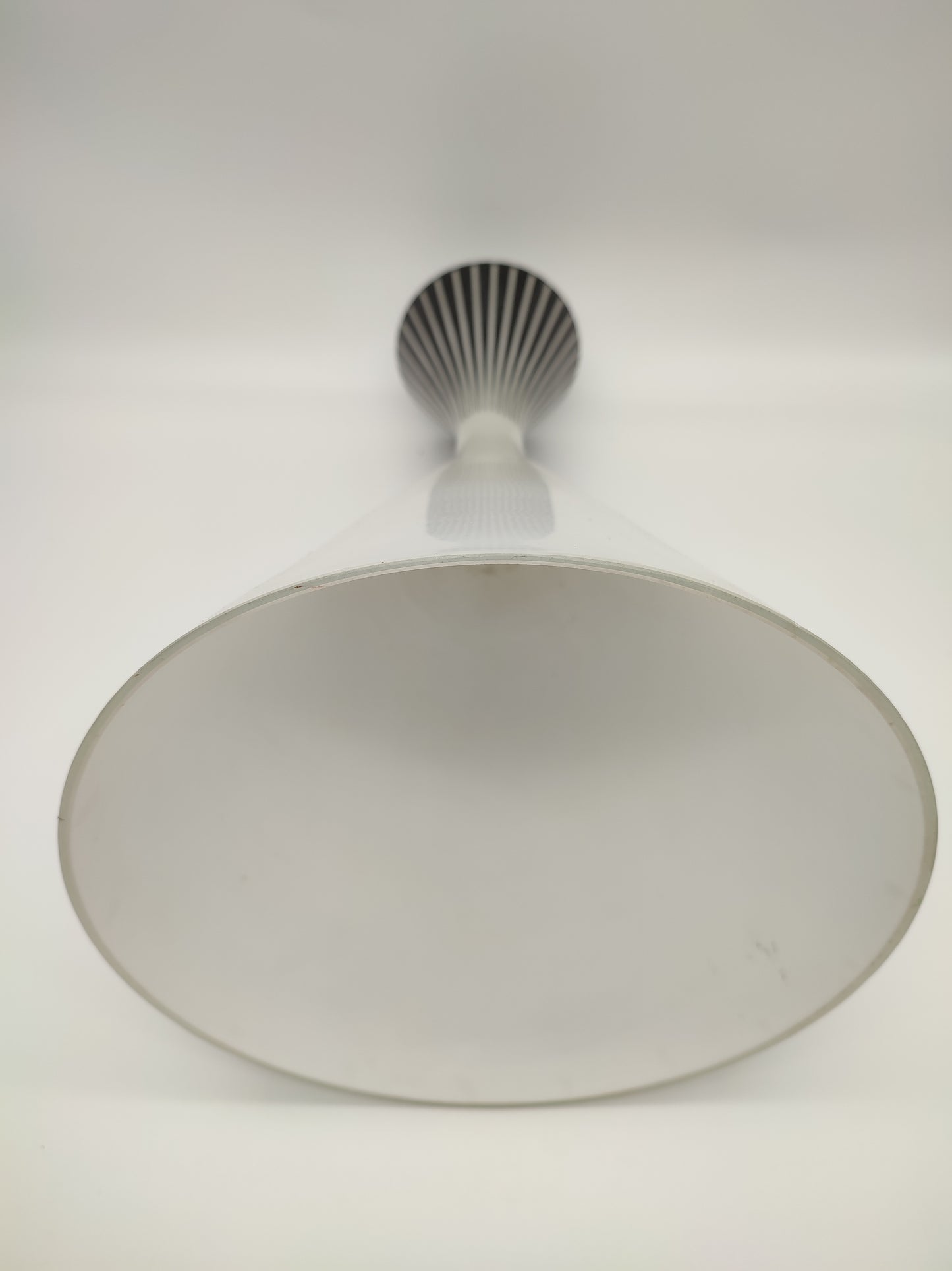 71269 Coppa lampadario in vetro opalino anni '60