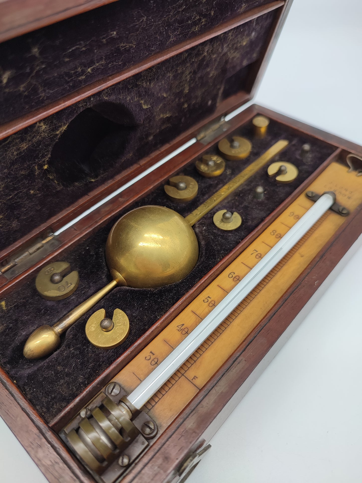 71108 Sikes's idrometro con scatola in legno