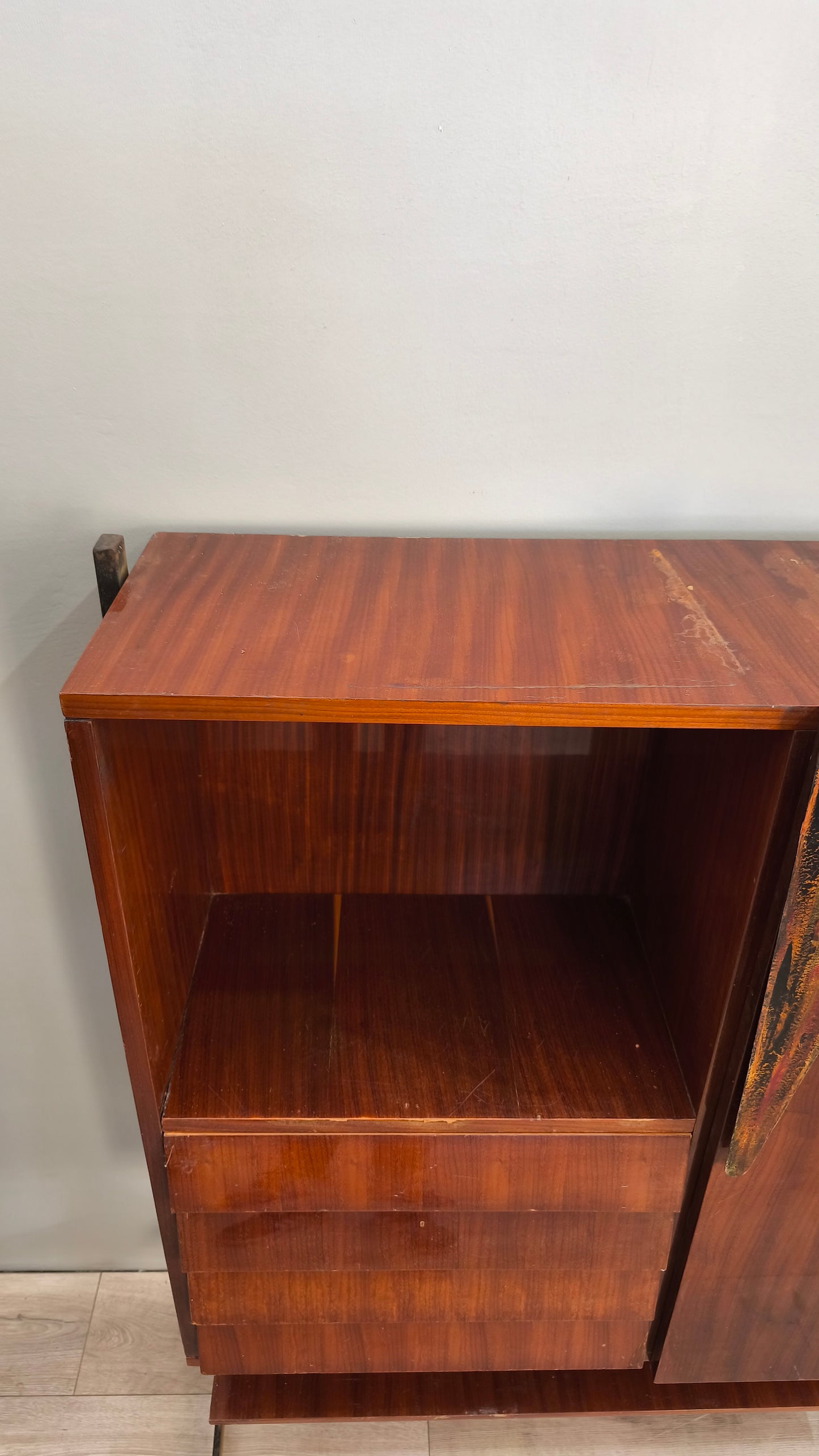 75755 Credenza stile nordico con sportello e cassetti