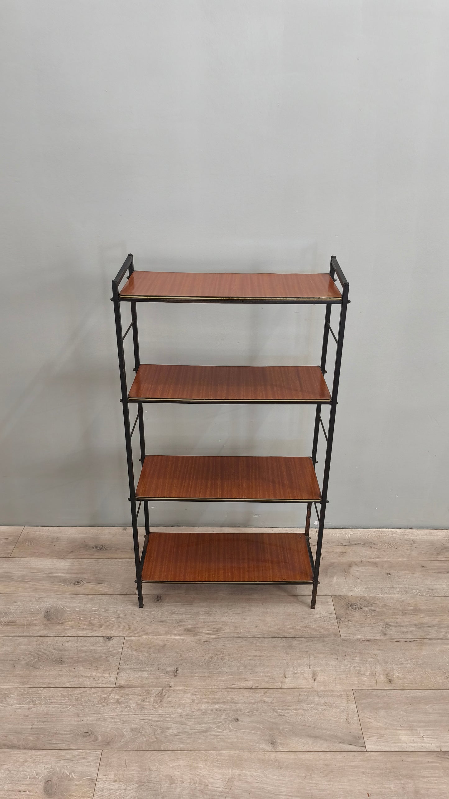 75760 Libreria stile nordico in formica e ferro