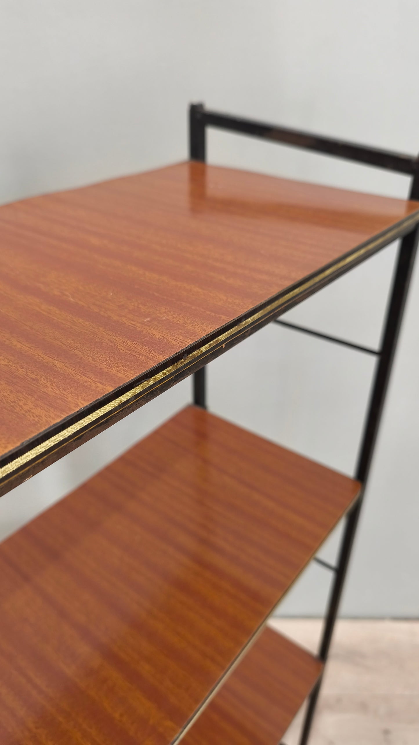 75760 Libreria stile nordico in formica e ferro