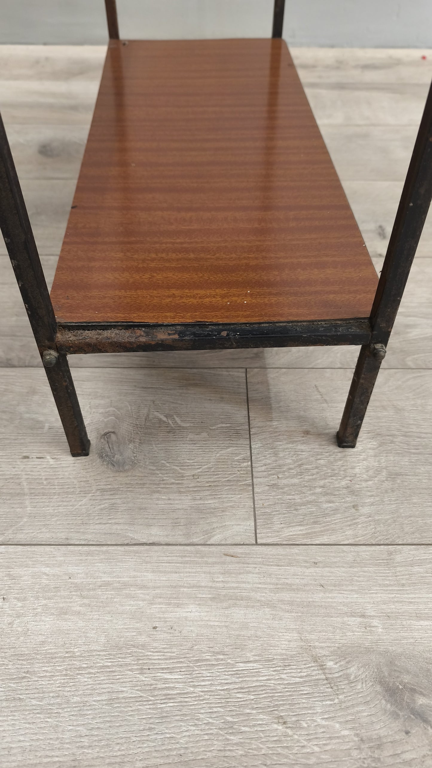 75760 Libreria stile nordico in formica e ferro