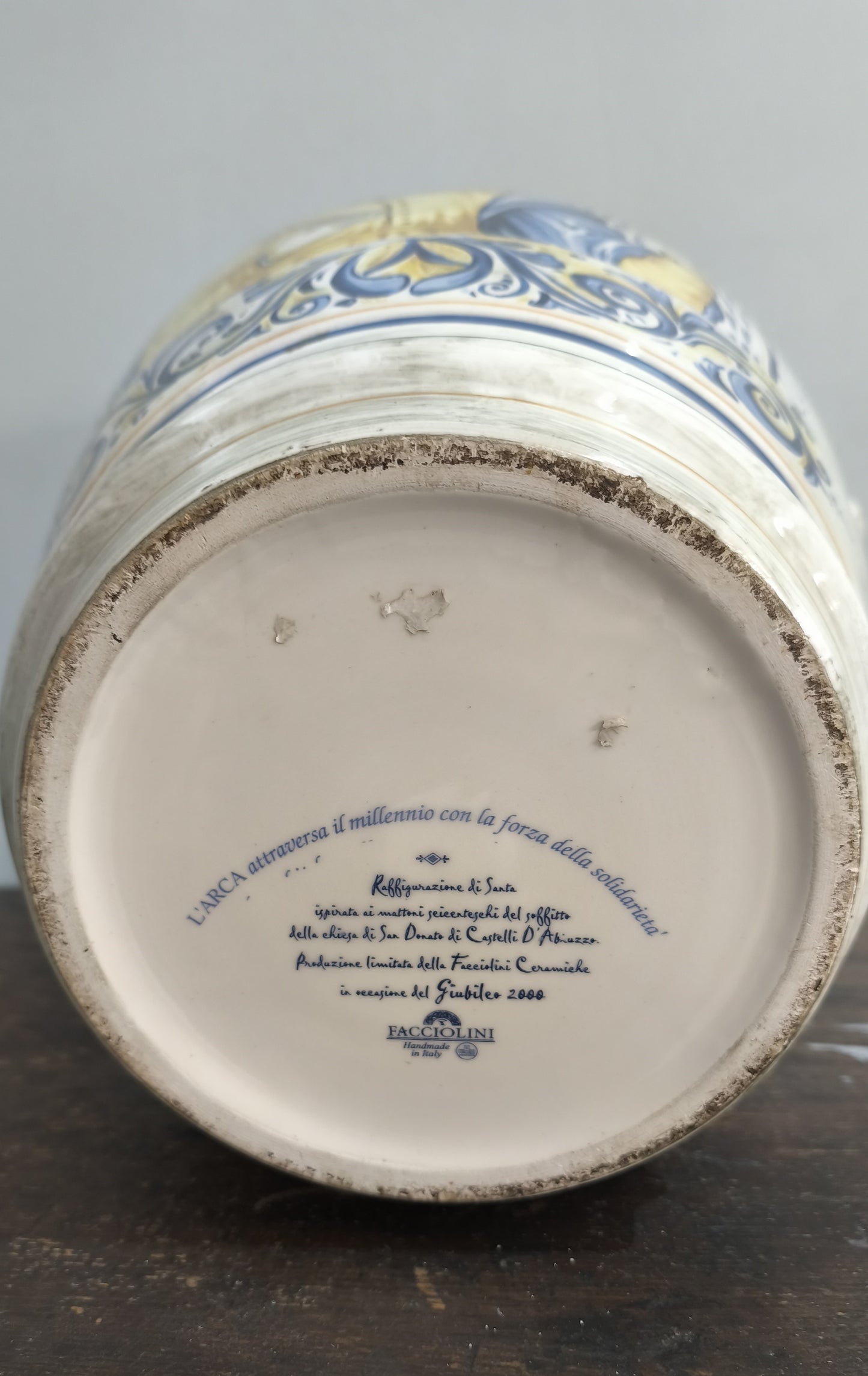 76862 Vaso in ceramica Castelli Facciolini