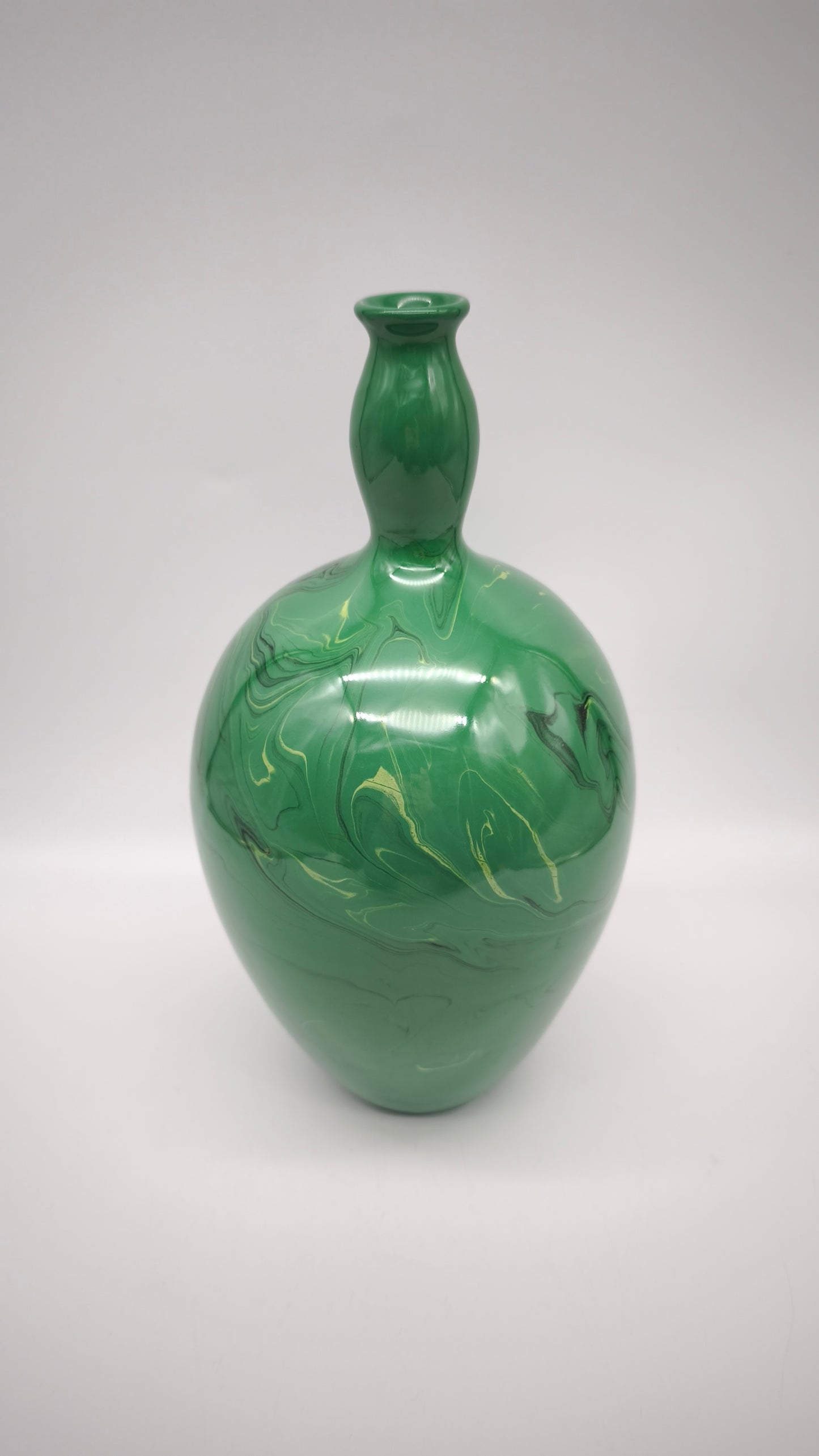 77480 Vaso in terracotta smaltata verde Zaccagnini