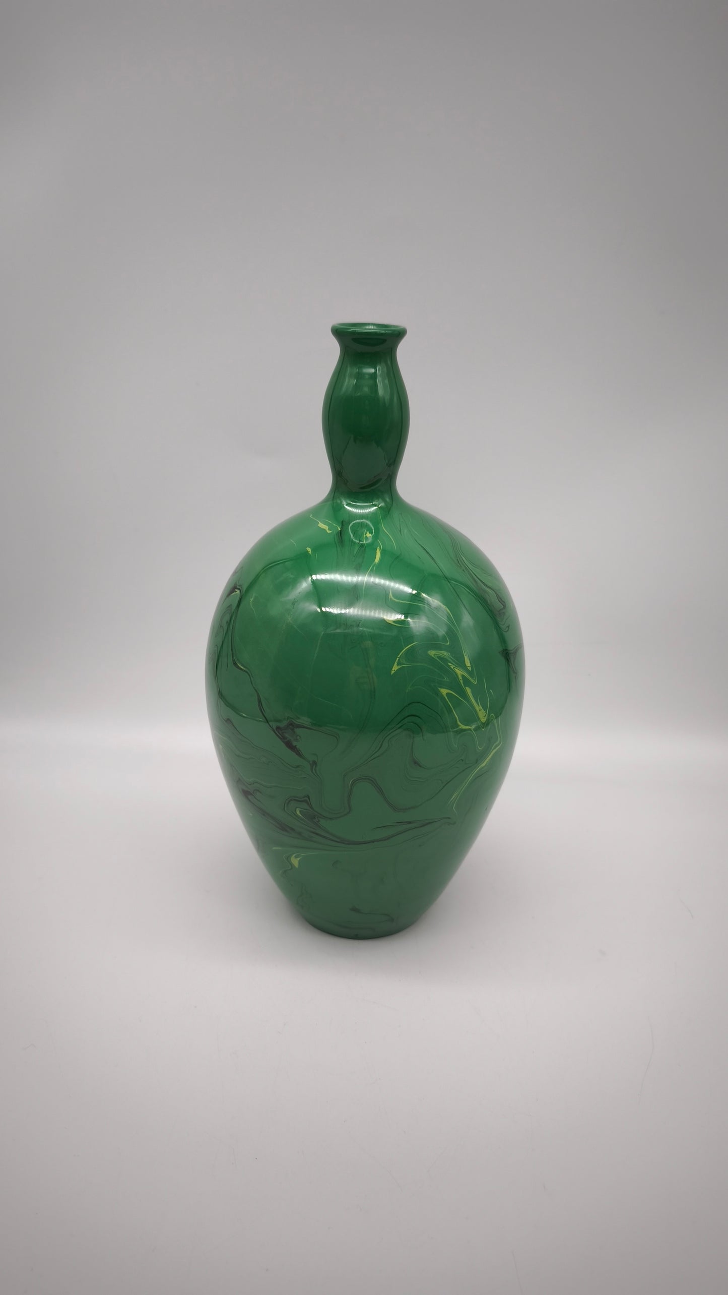 77480 Vaso in terracotta smaltata verde Zaccagnini