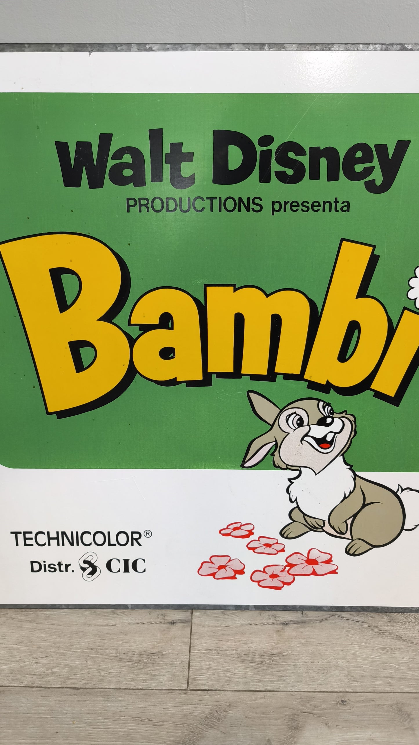 77804 Targa in lamiera 'Bambi'