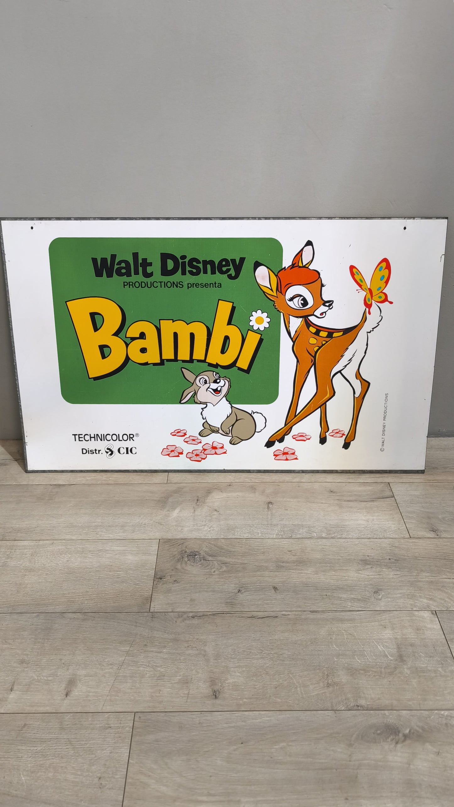 77804 Targa in lamiera 'Bambi'