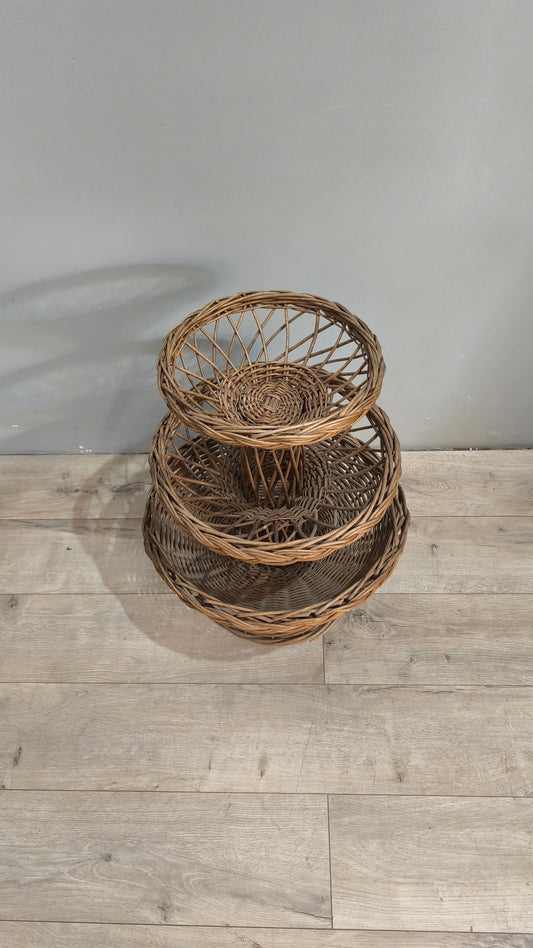 77805 Alzata portafrutta in vimini