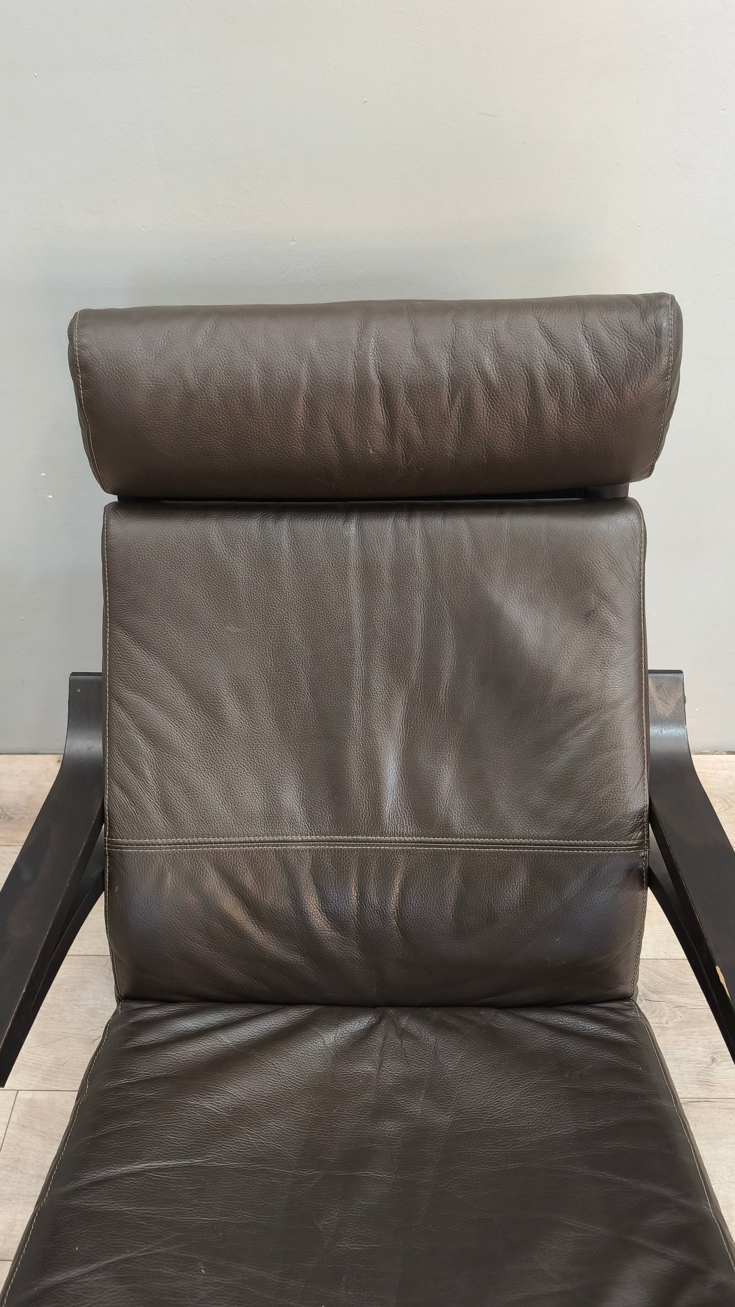 77964 Poltrona Poang Ikea nera a dondolo