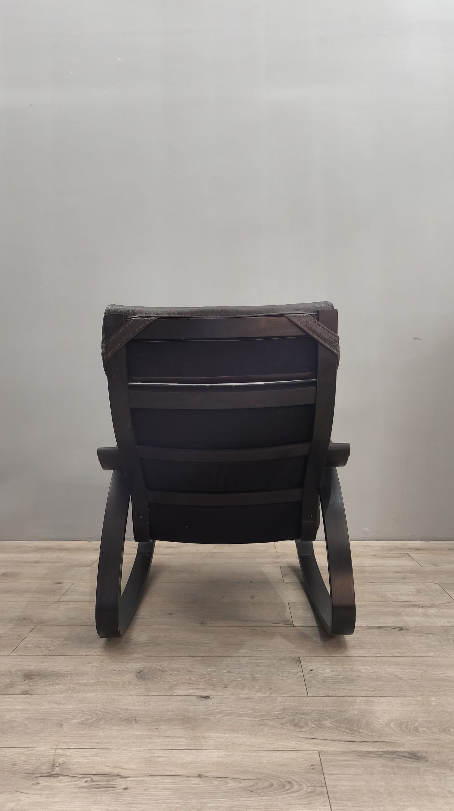 77964 Poltrona Poang Ikea nera a dondolo