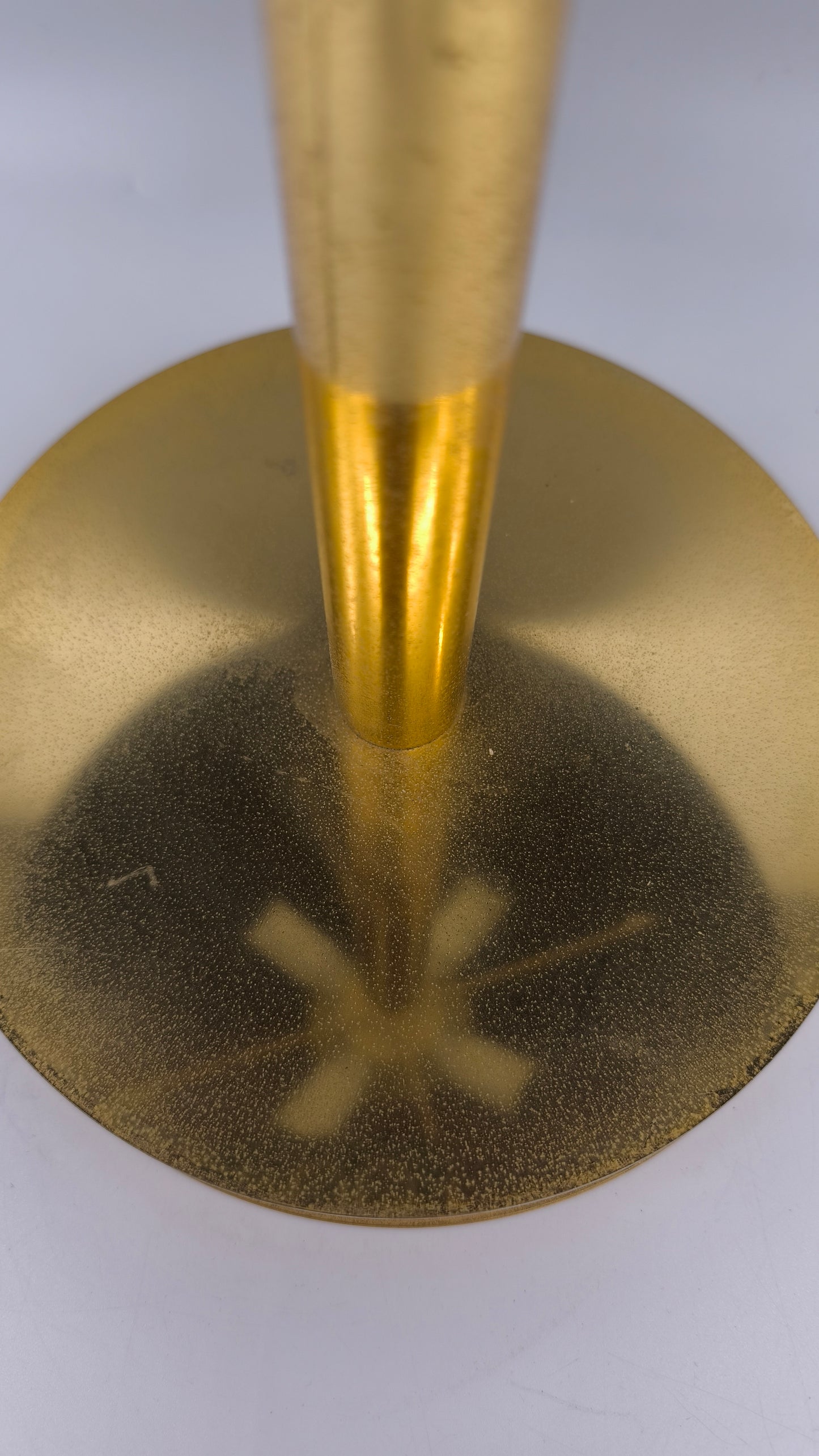 77789 Lampada da tavolo Fontana Arte in metallo e vetro