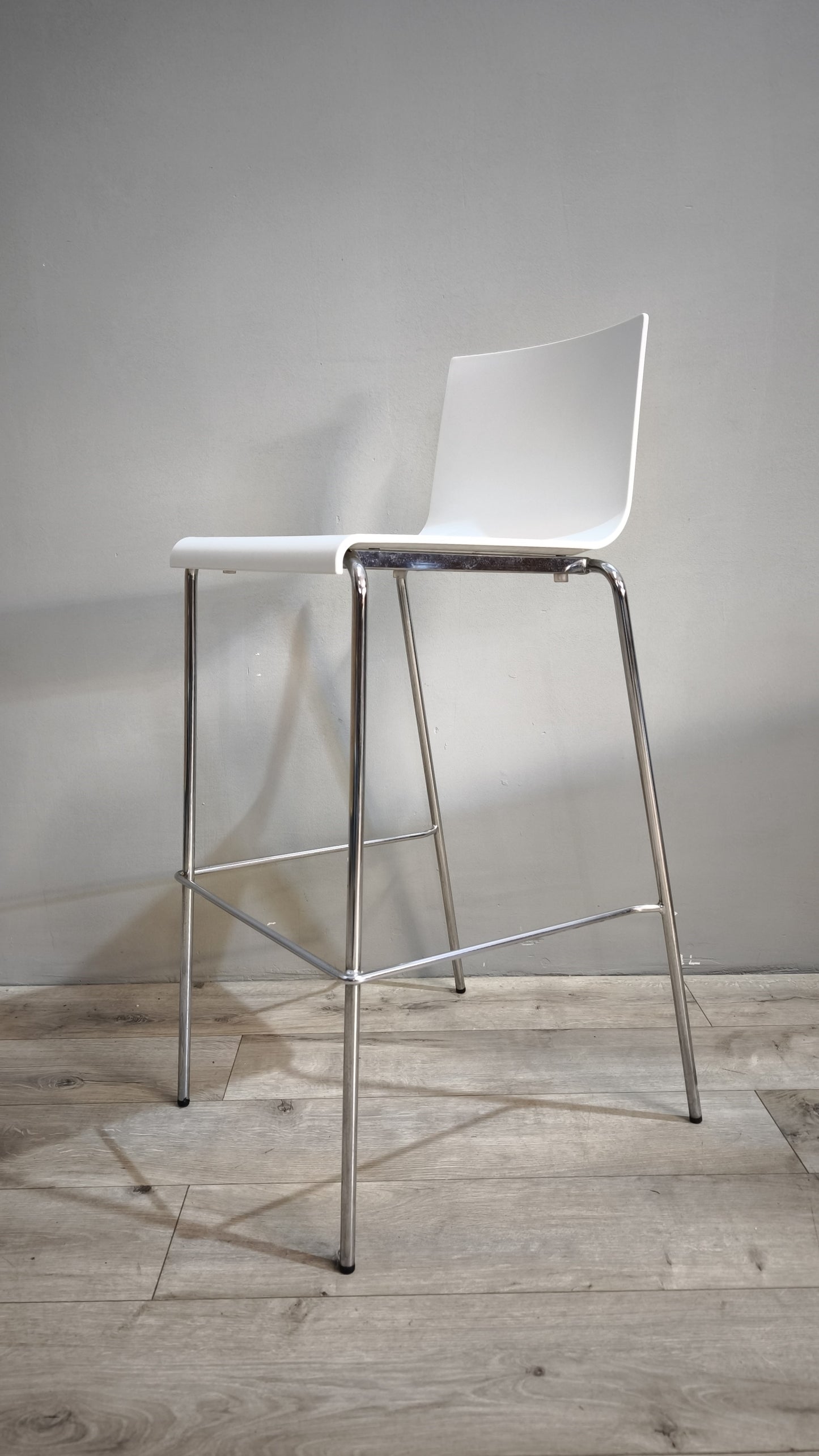 78006 Sgabello Pedrali modello Kuadra bianco