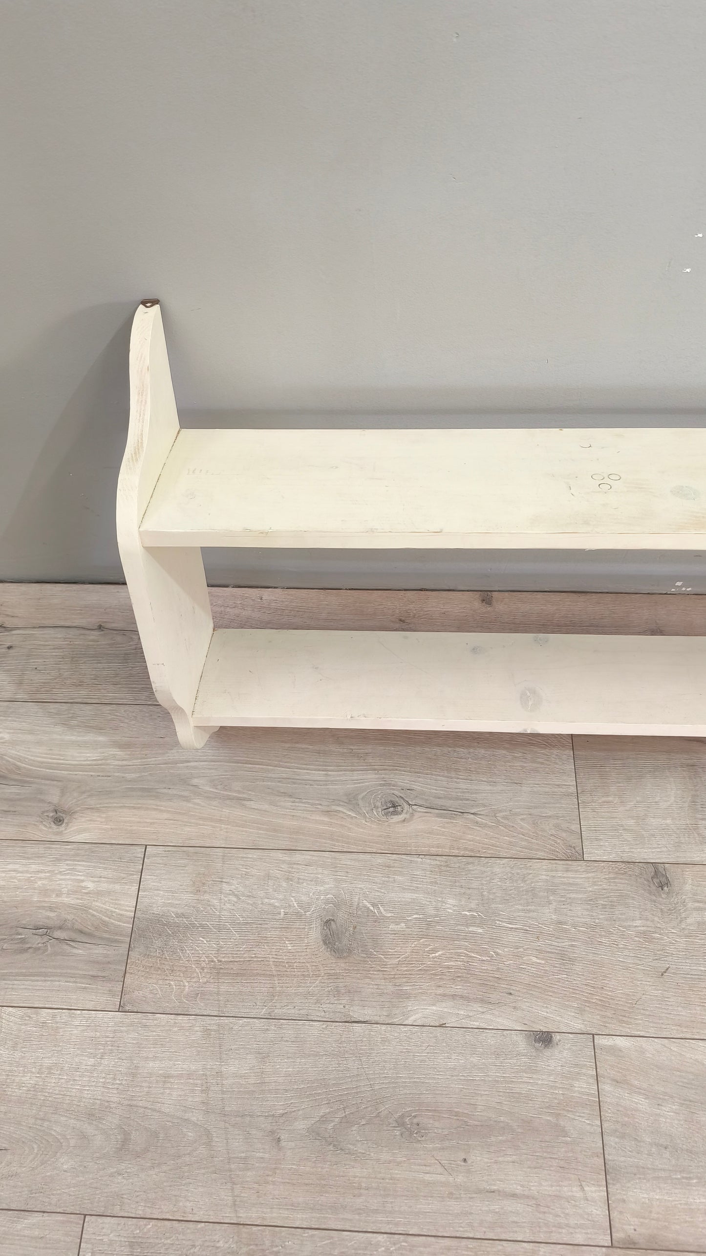 78097 Piattaia pensile bianca in legno