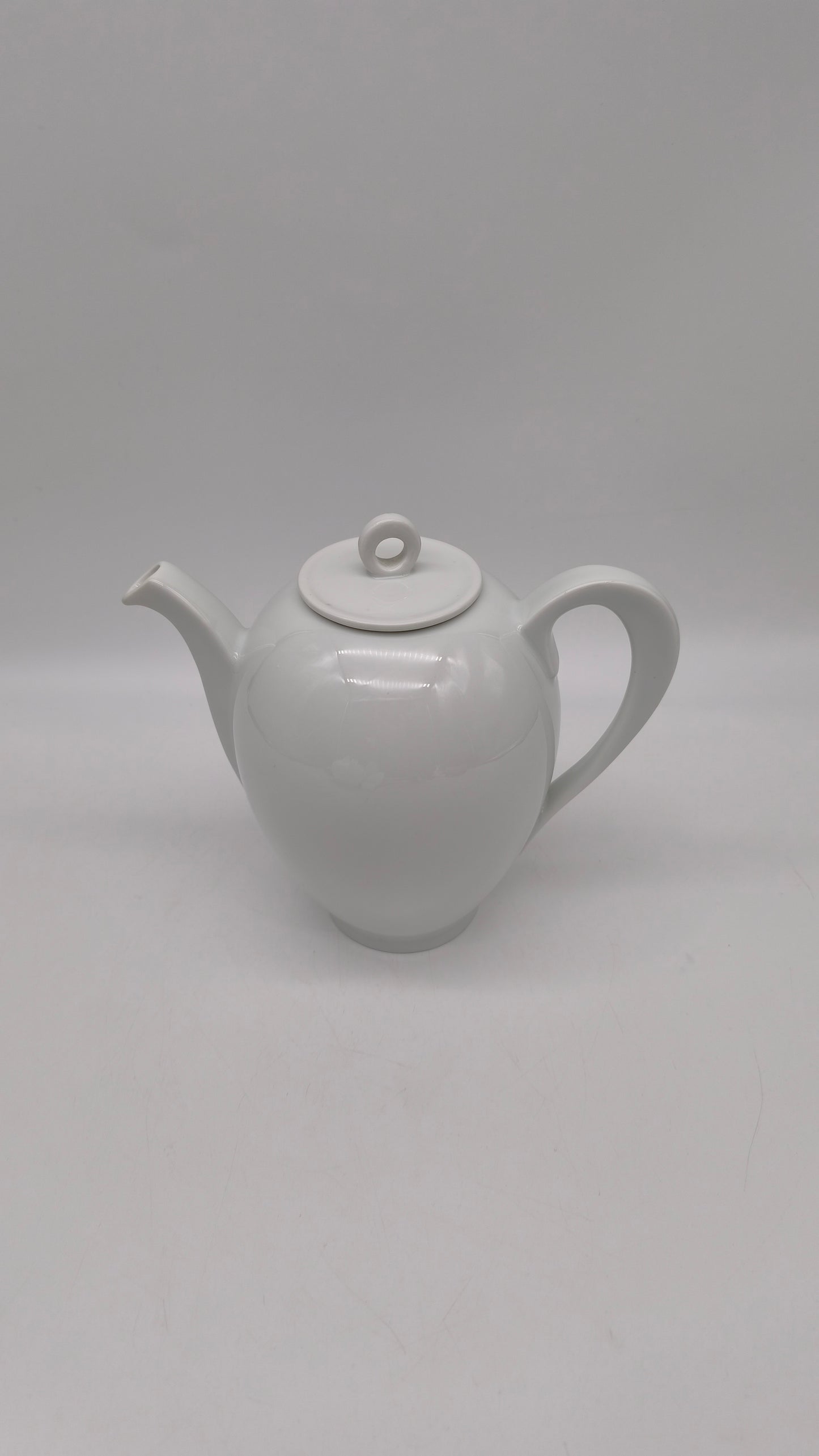 78046 Caffettiera Richard Ginori in ceramica bianca