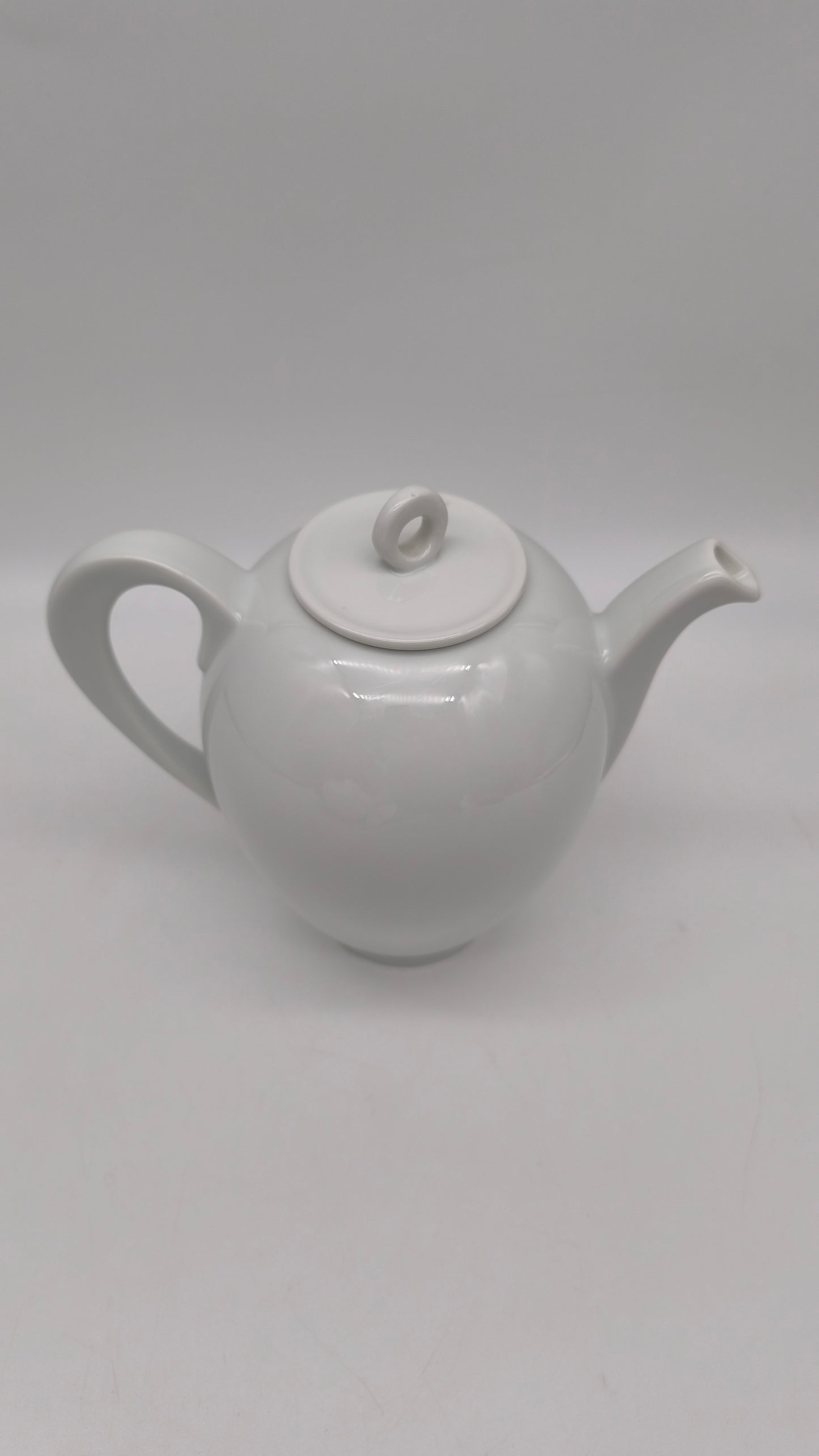 78046 Caffettiera Richard Ginori in ceramica bianca