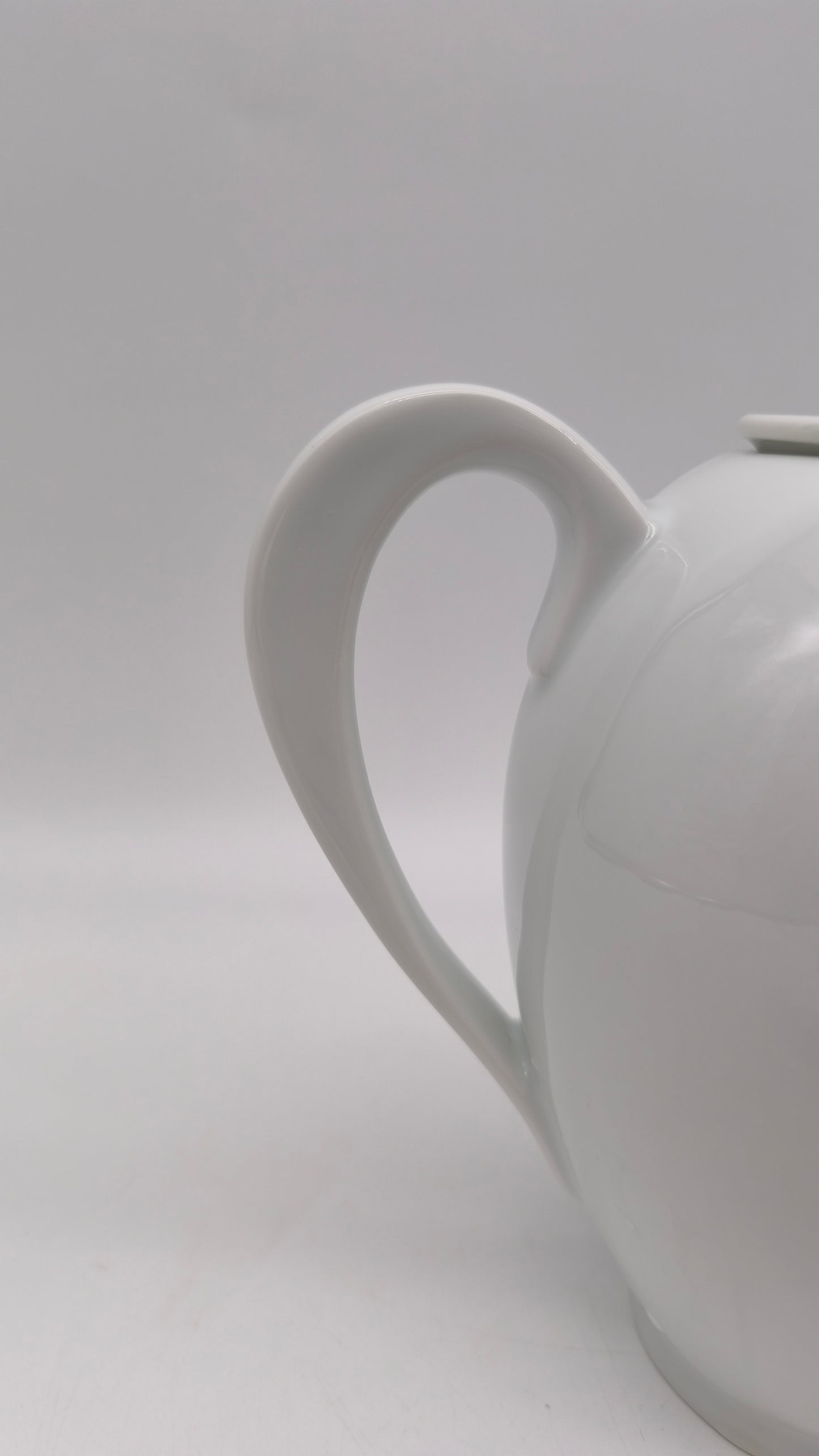 78046 Caffettiera Richard Ginori in ceramica bianca