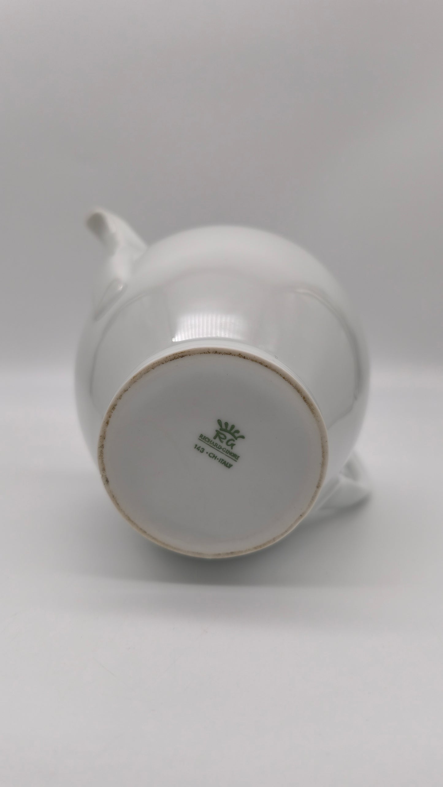 78046 Caffettiera Richard Ginori in ceramica bianca