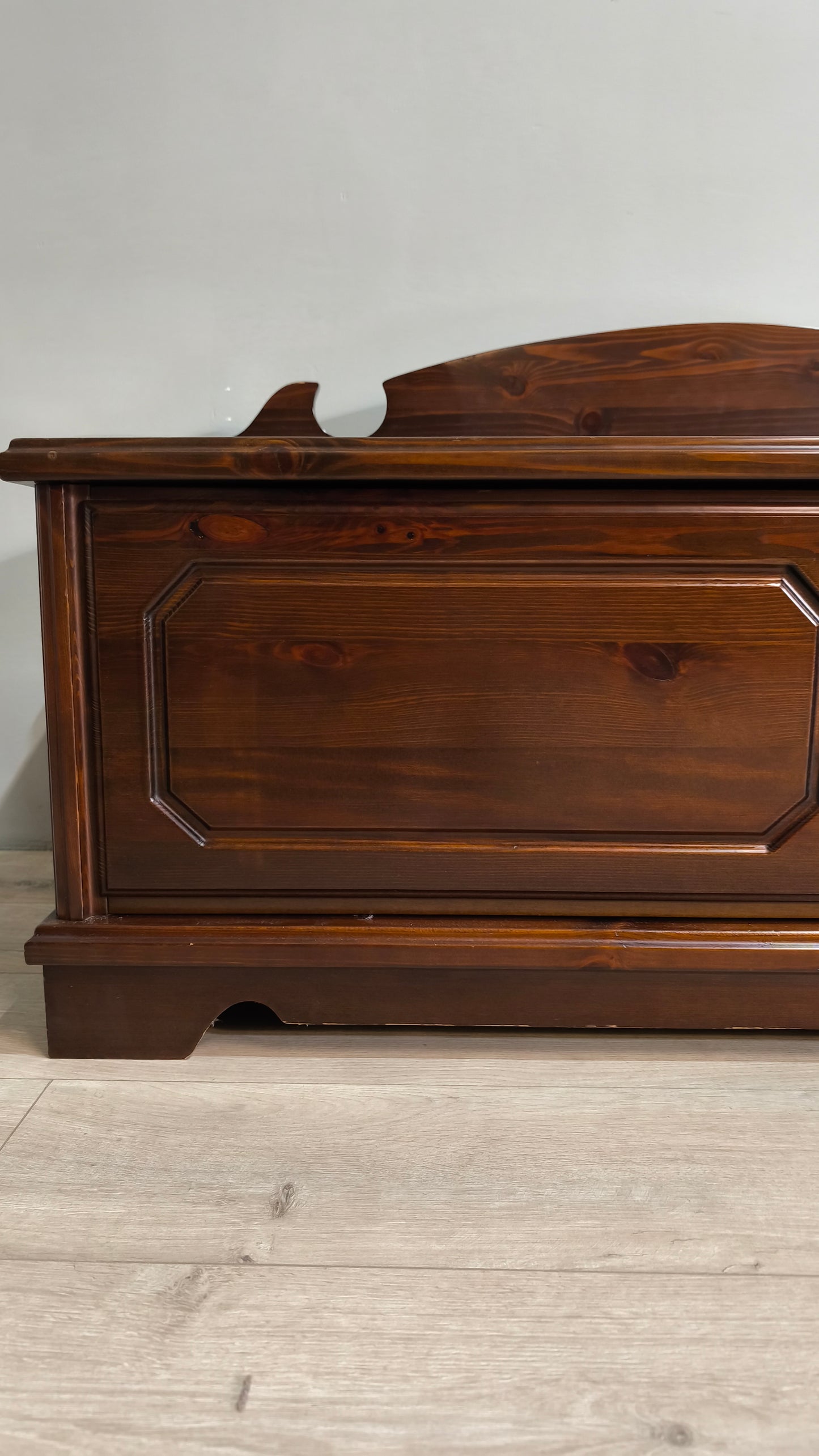 78298 Cassapanca in legno di pino