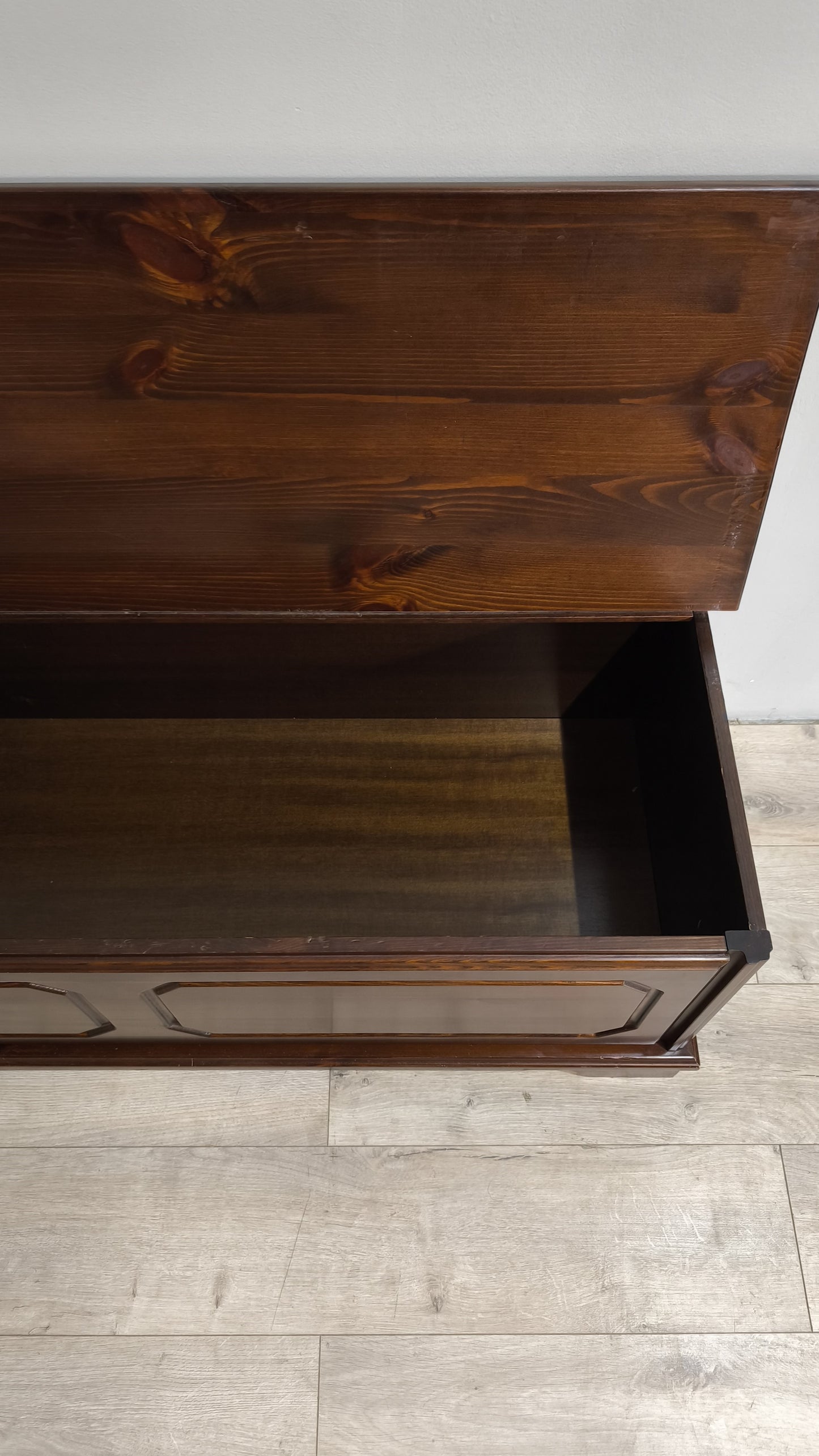 78298 Cassapanca in legno di pino