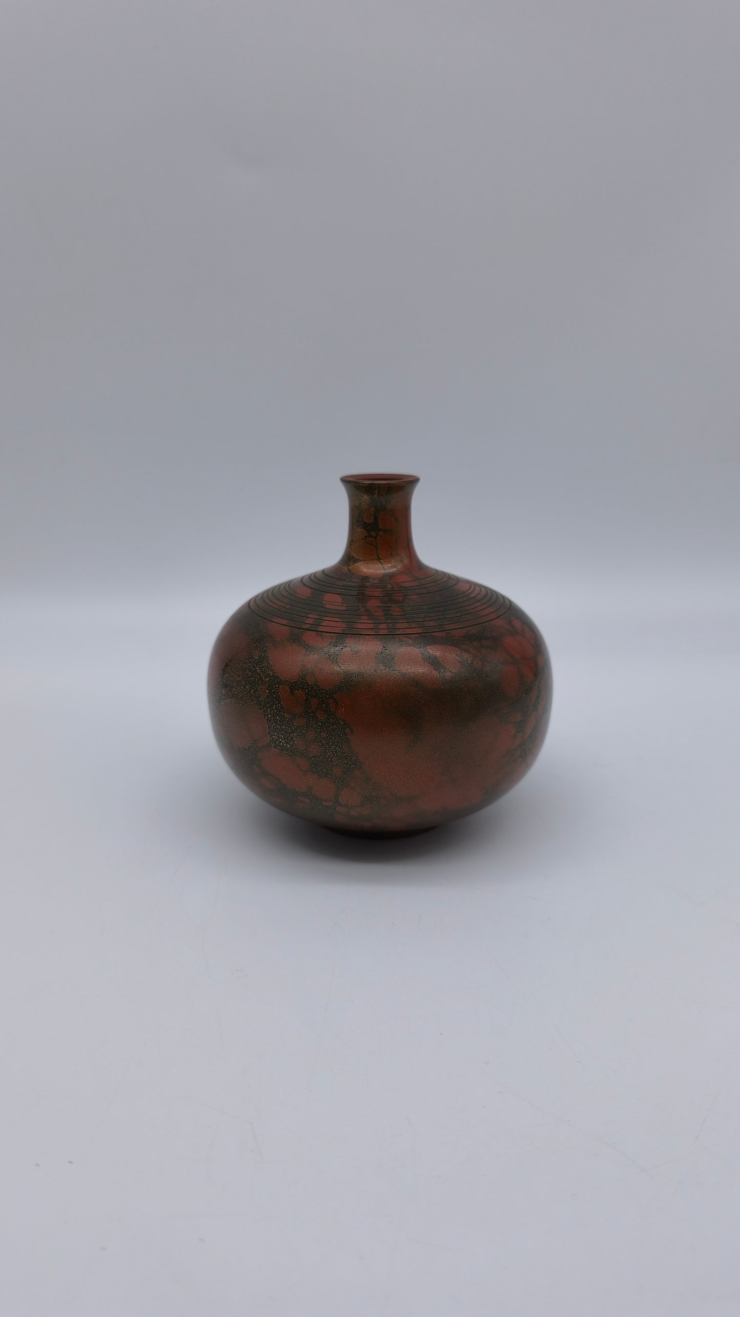 78136 Vaso in bronzo con lavorazione asiatica