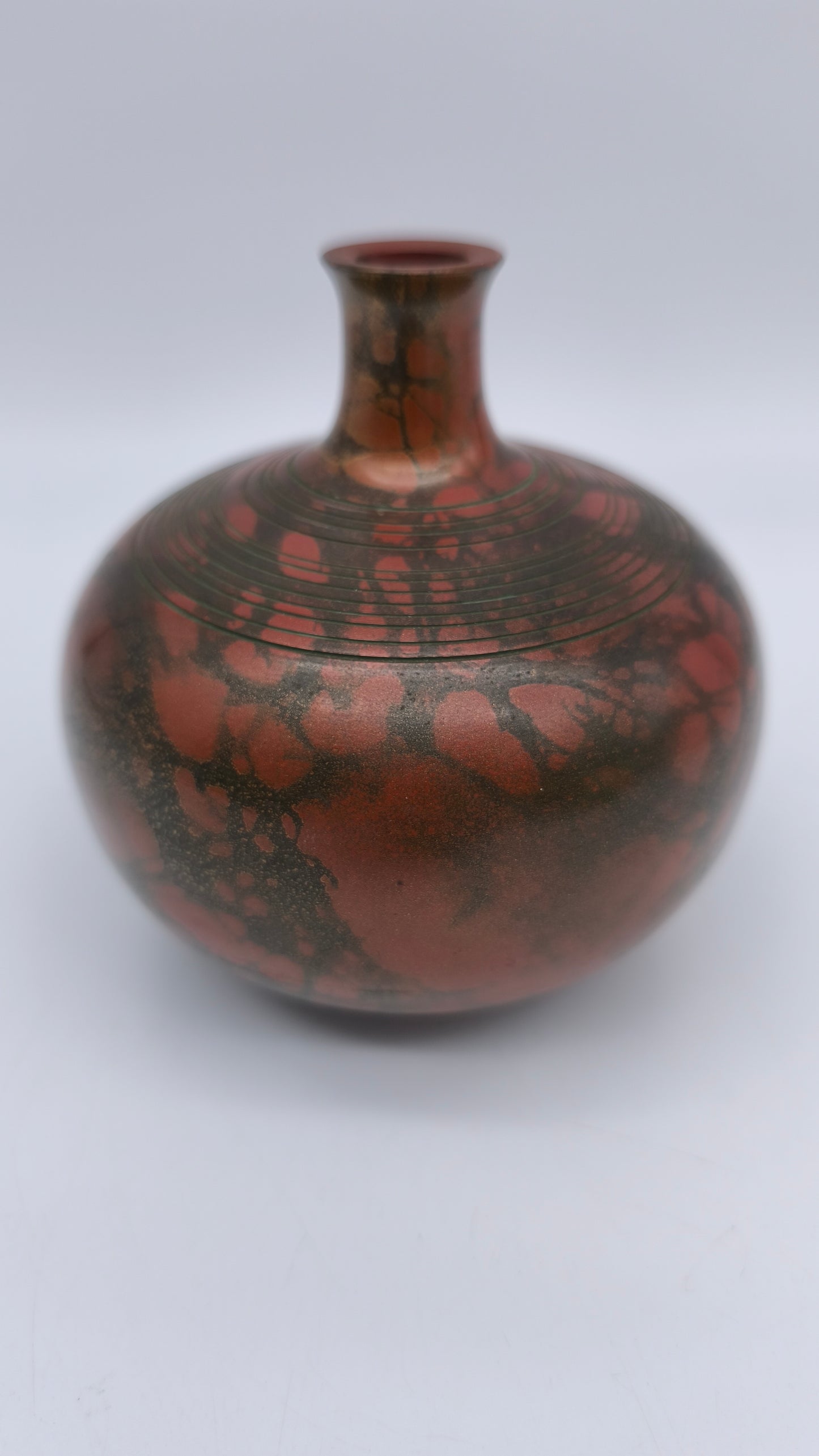 78136 Vaso in bronzo con lavorazione asiatica