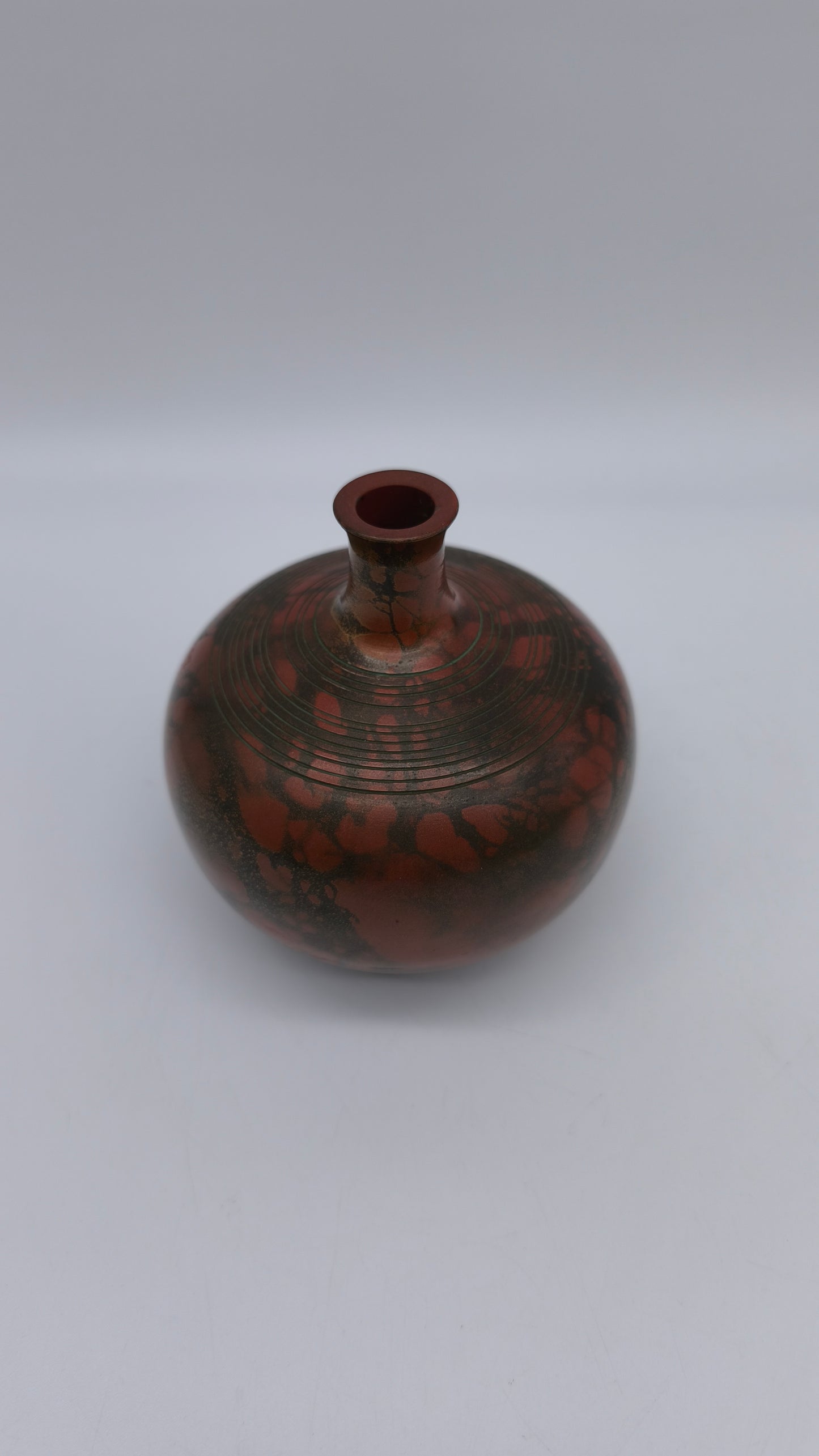 78136 Vaso in bronzo con lavorazione asiatica