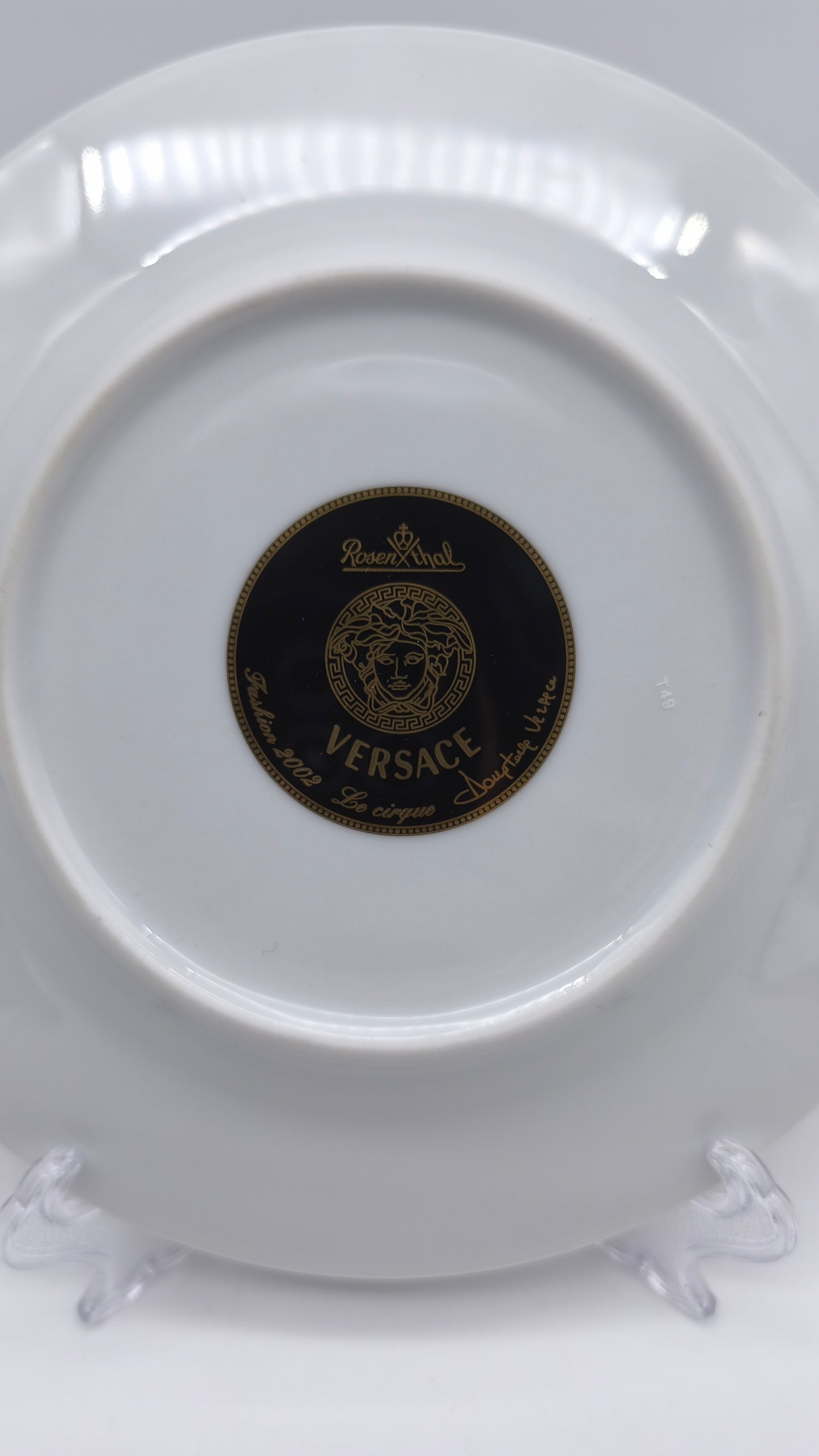 78552 Piatto decorativo Rosenthal per Versace, Fashion 2002, Le cirque