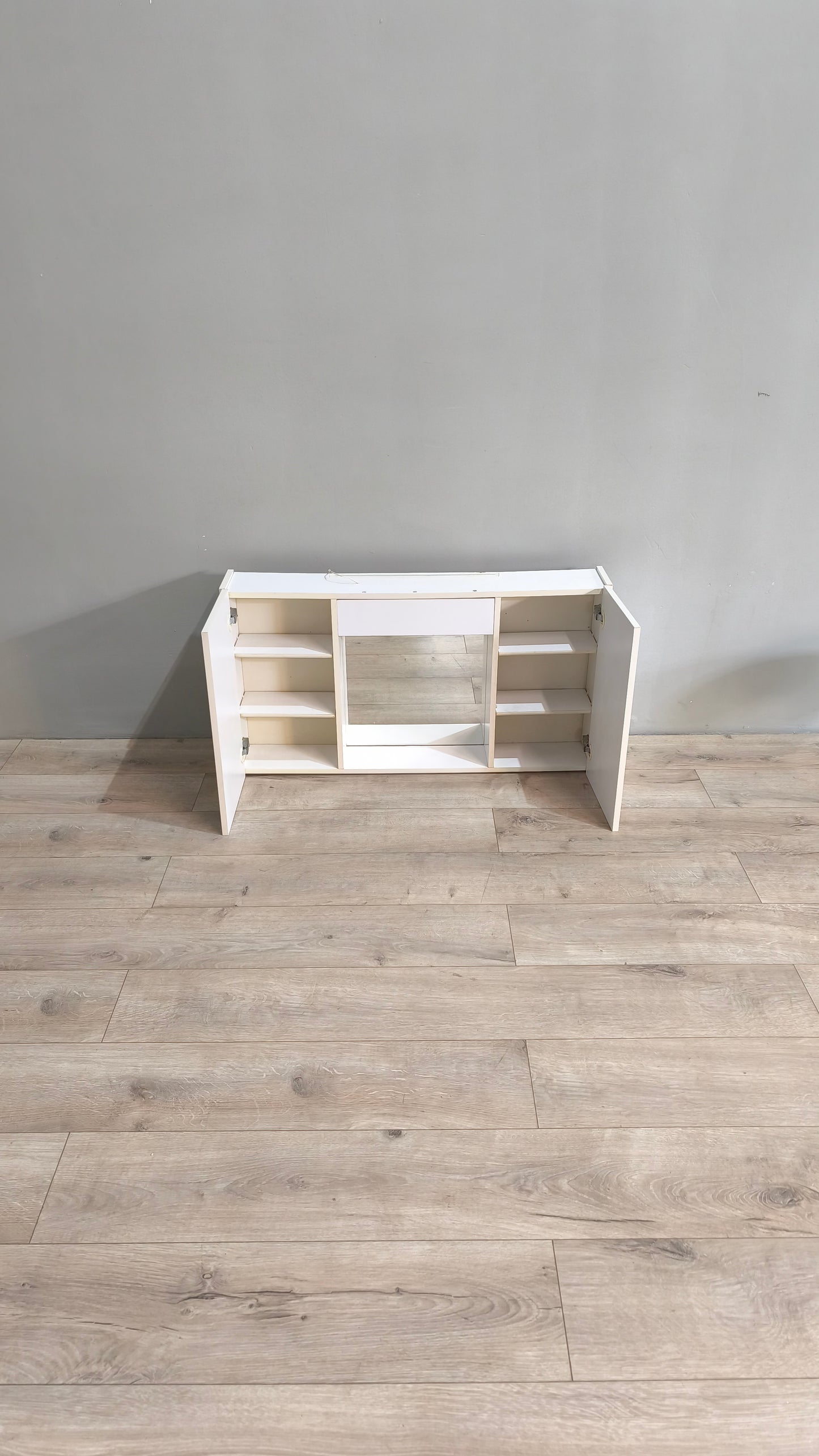 78647 Mobile bagno bianco con specchio