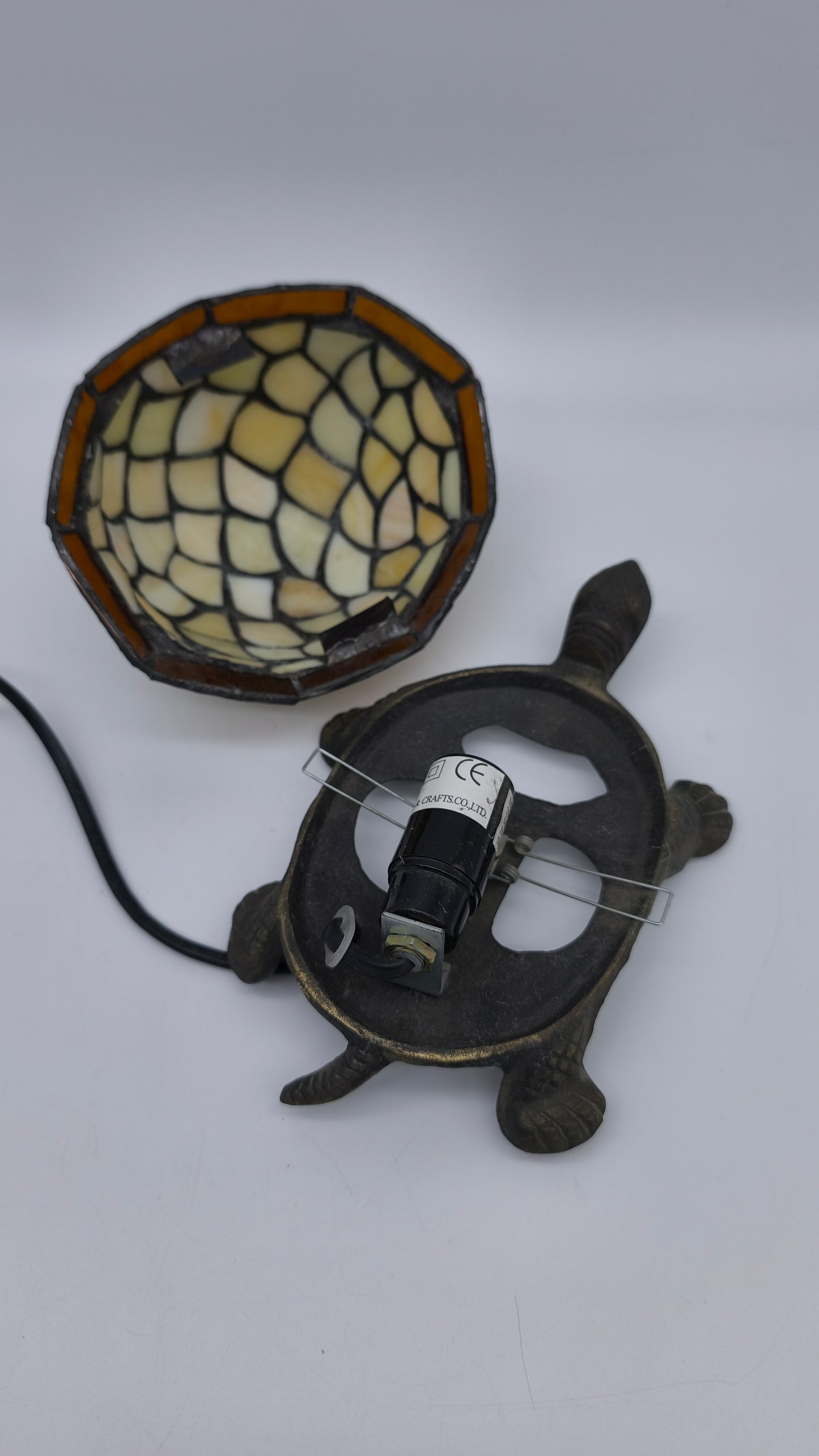 78685 Lampada da tavolo stile Tiffany forma tartaruga