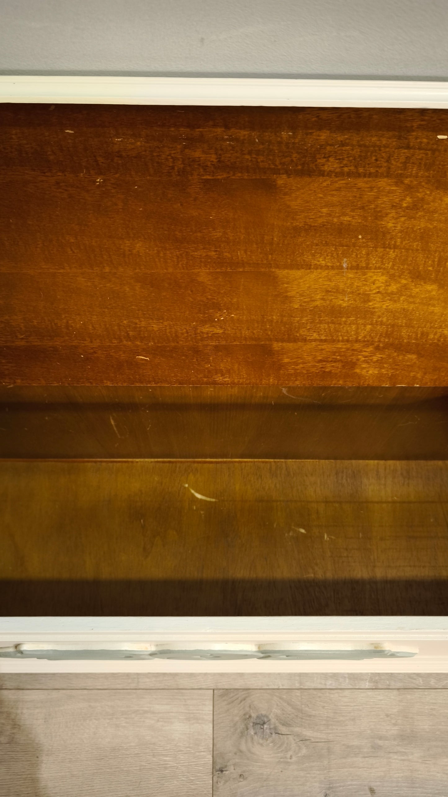 78784 Cassapanca in legno dipinta