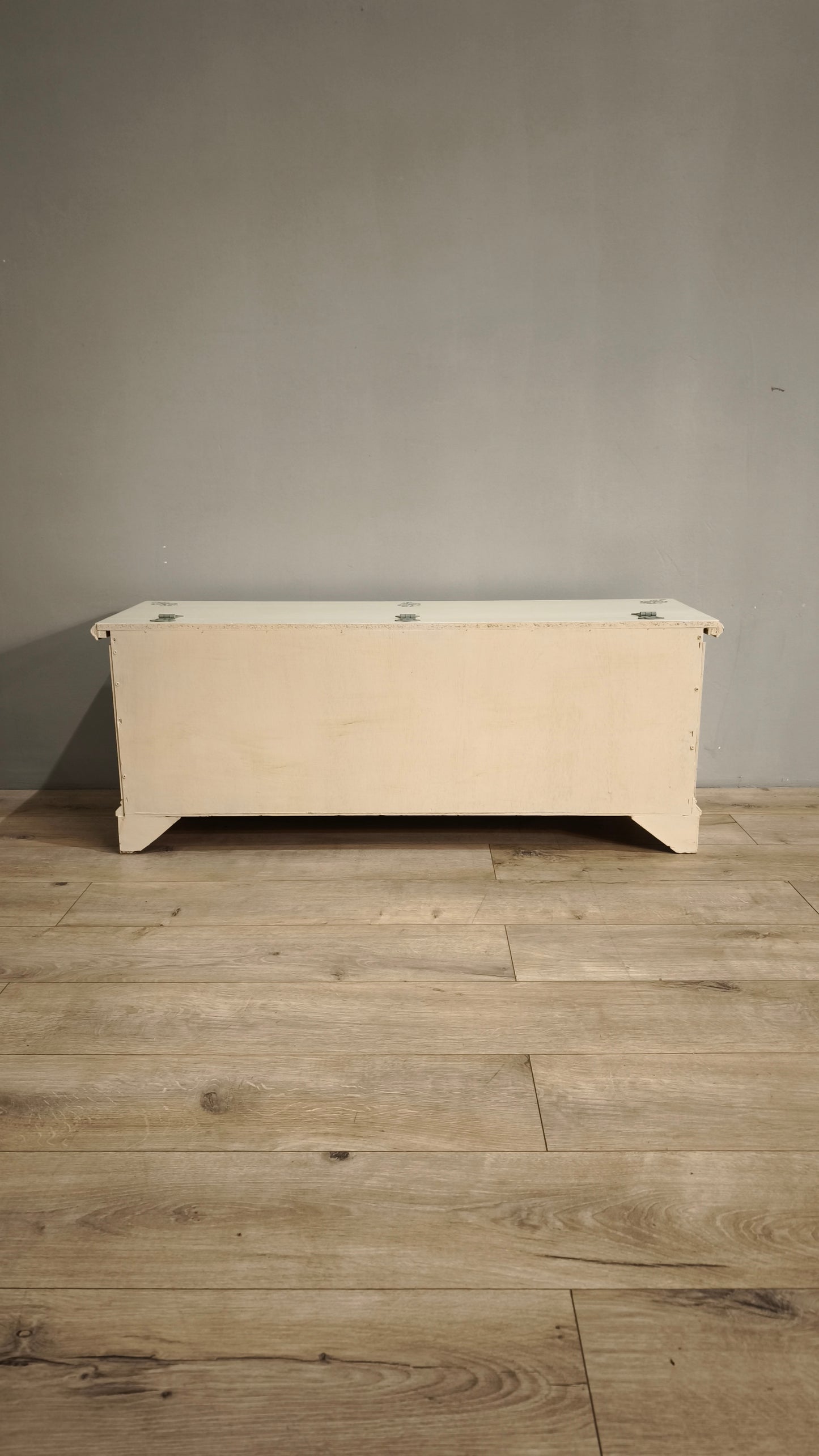 78784 Cassapanca in legno dipinta