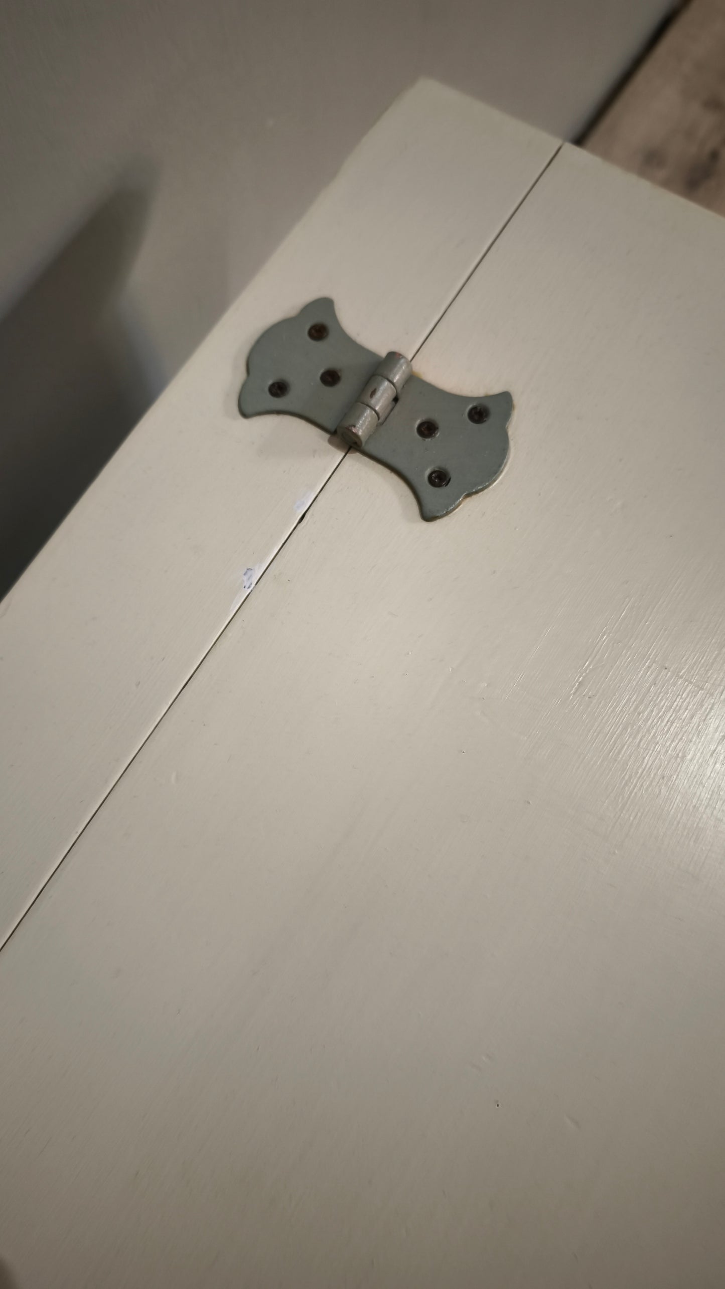 78784 Cassapanca in legno dipinta