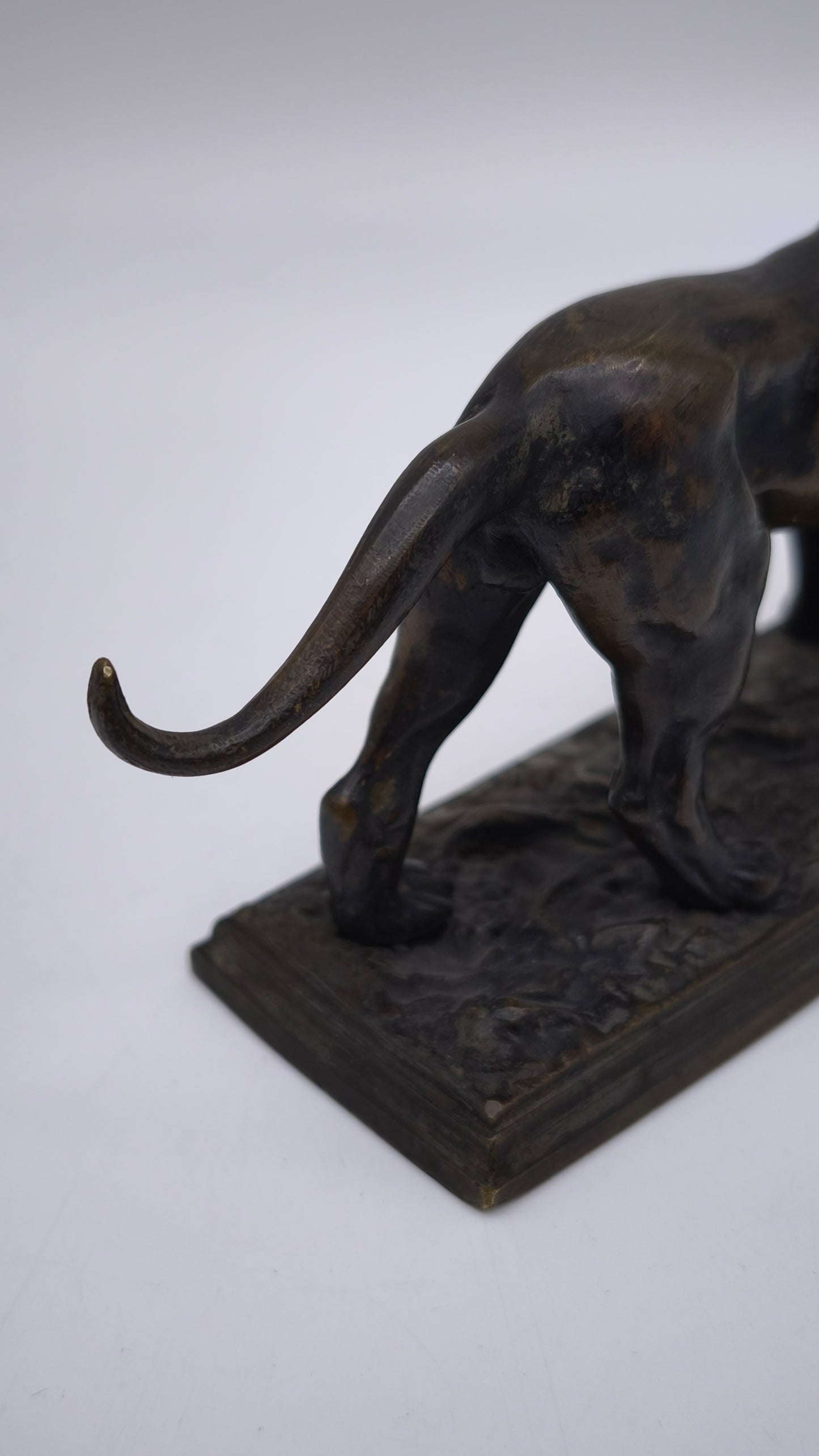 78837 Statuina cane in bronzo