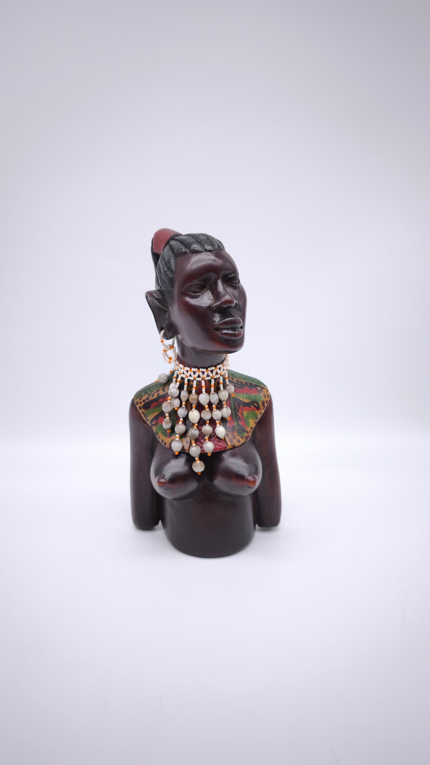 78839 Statua etnica mezzobusto donna