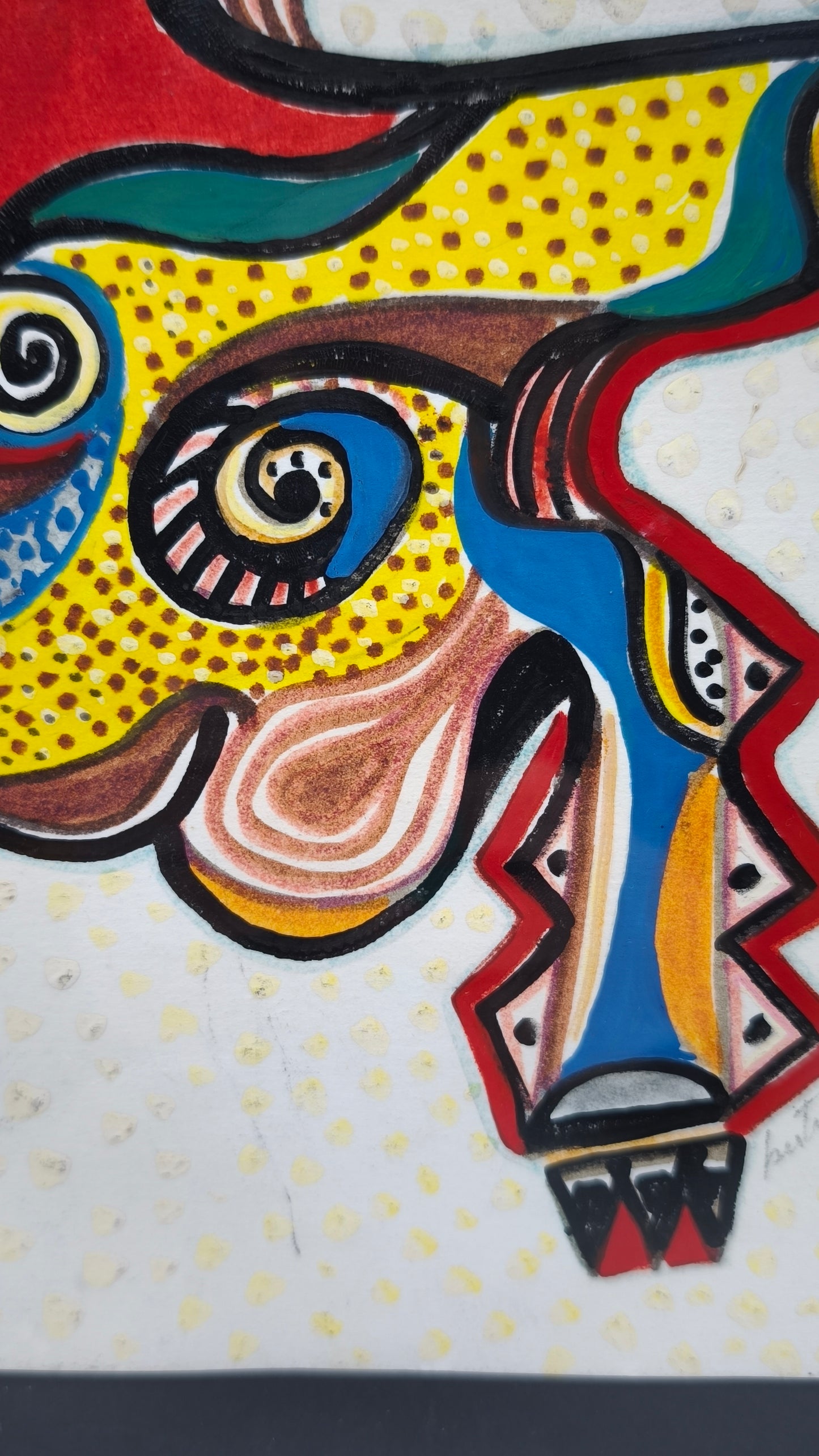 78944 Quadro su cartoncino Bertina Lopes