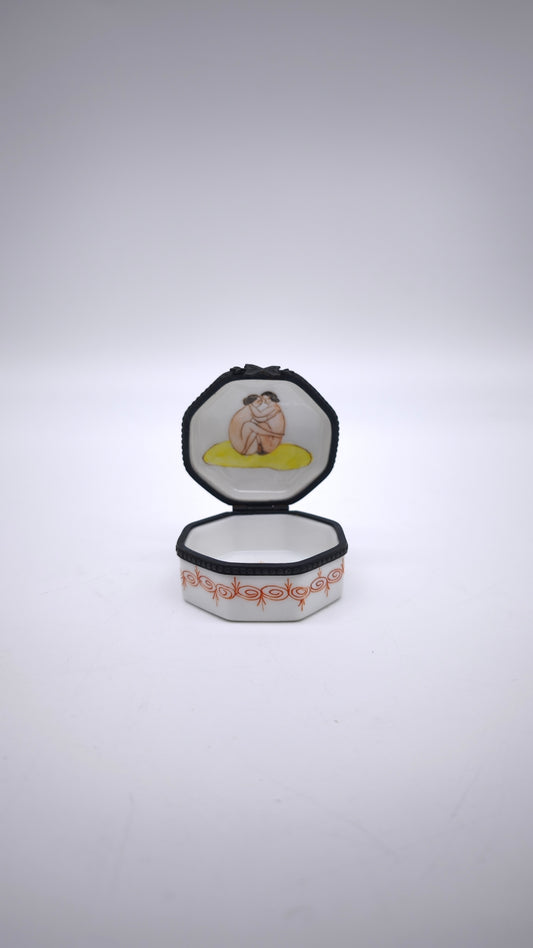 78847-4 Scatolina in ceramica Limoges