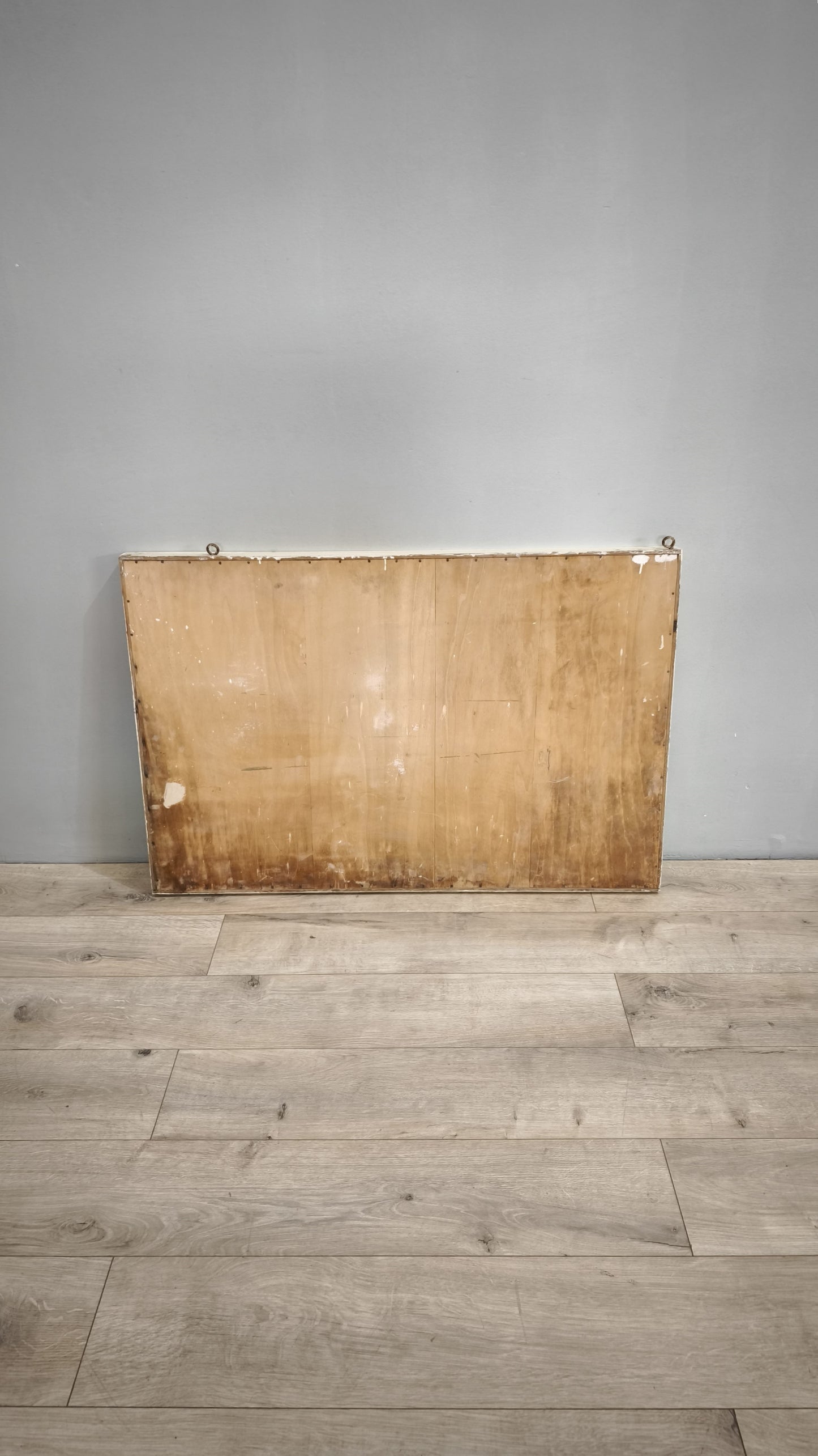 79199 Bacheca in legno con cornice bianca