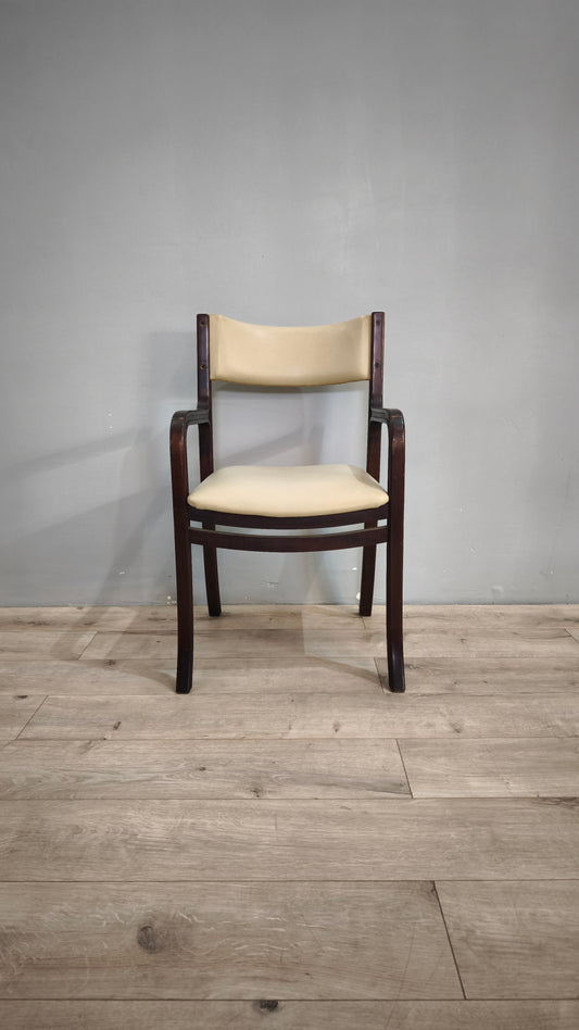 79346 Poltroncina in legno e tessuto beige