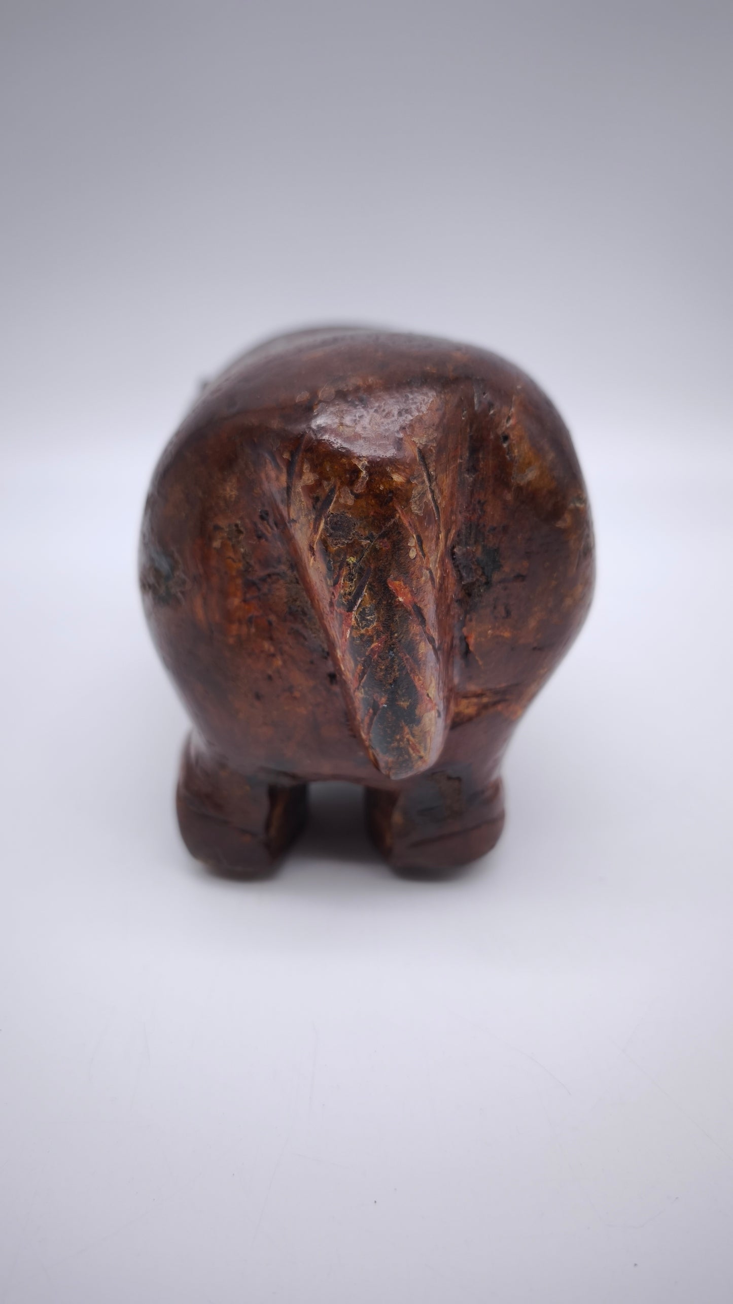 78135 Statuina ippopotamo in legno