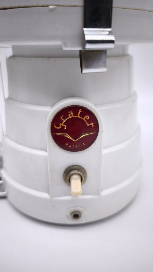 79009 Grattuggia vintage Grater con bicchiere in vetro