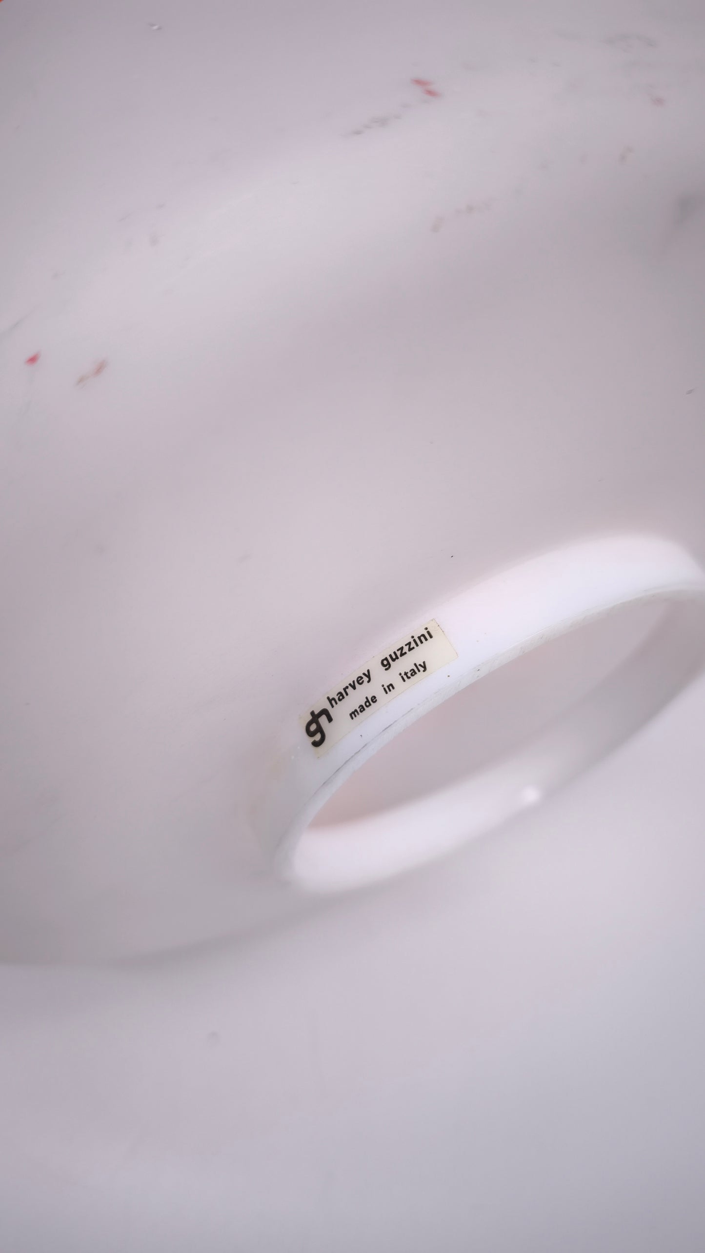 78992 Lampadario Guzzini bianco e arancio