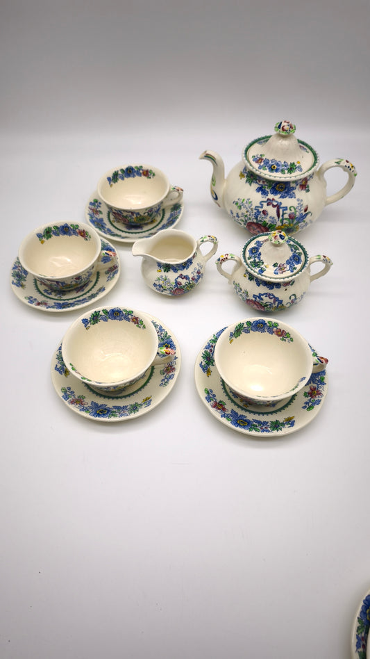 80518 Servizio da tè per 4 persone in ceramica Mason's