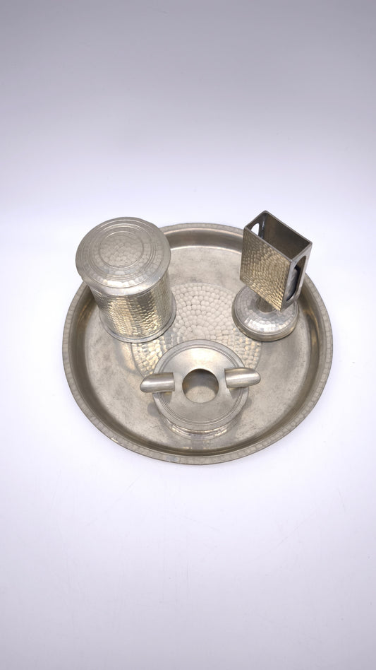 80932 Set da fumo vintage Banka Tinwerk